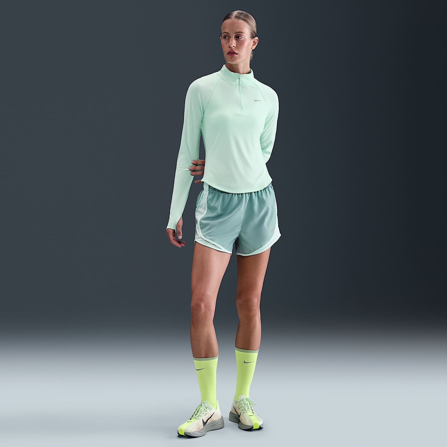 Nike Tempo Women's Dri-FIT Mid-Rise Brief-Lined Running Shorts