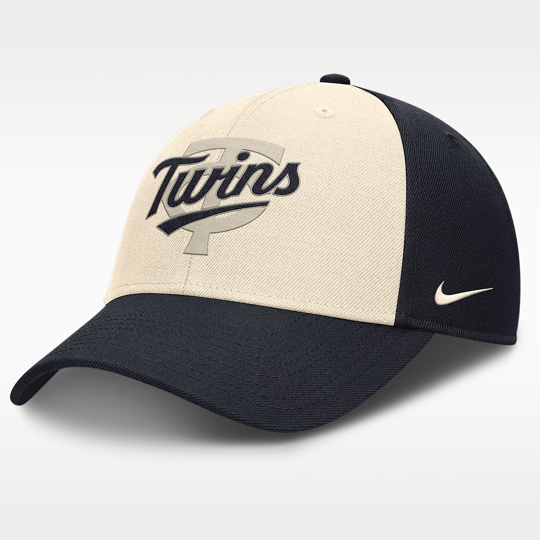 Gorra Nike Dri-FIT de la MLB ajustable para hombre Minnesota Twins Statement Club