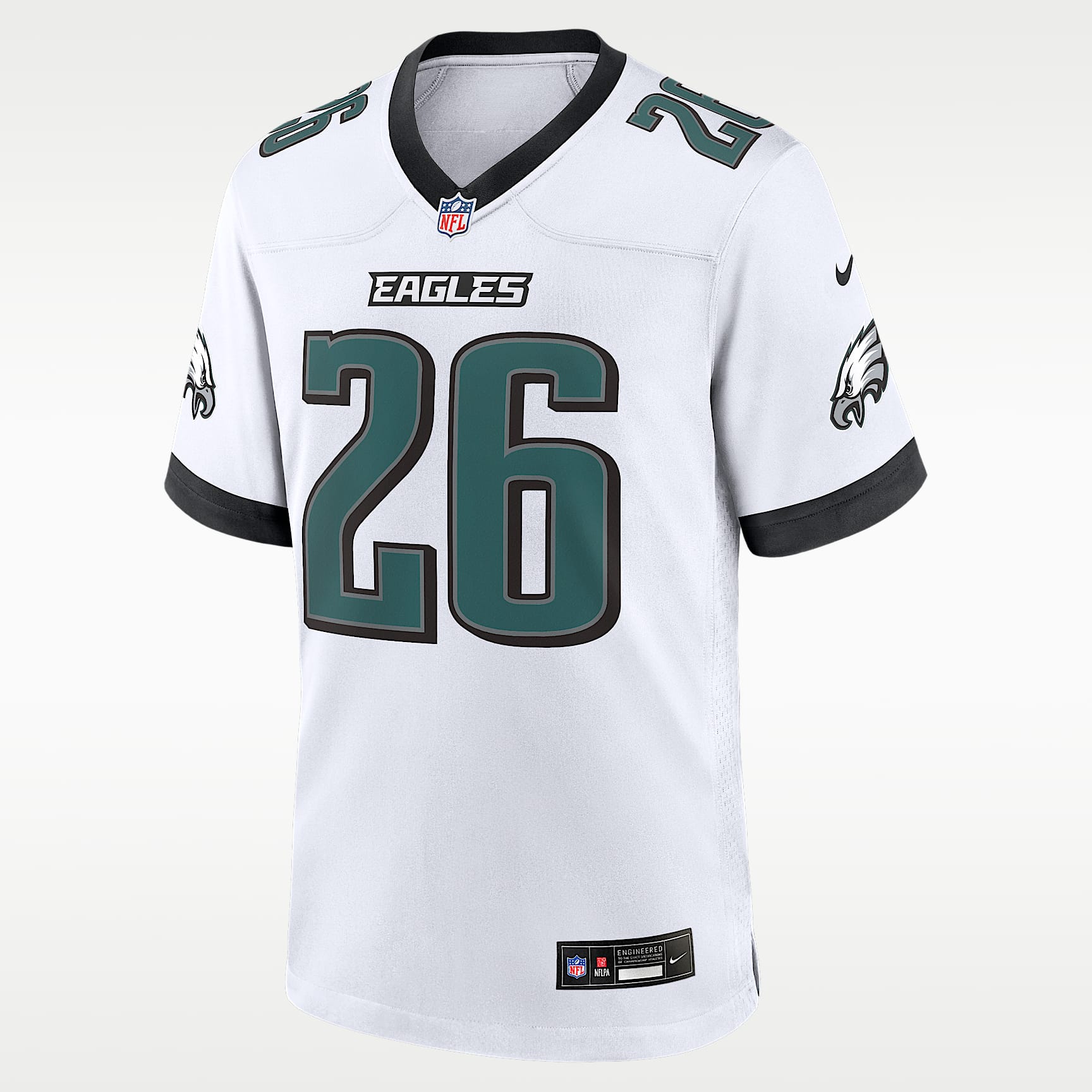 Jersey Nike de la NFL Game para hombre Saquon Barkley Philadelphia Eagles