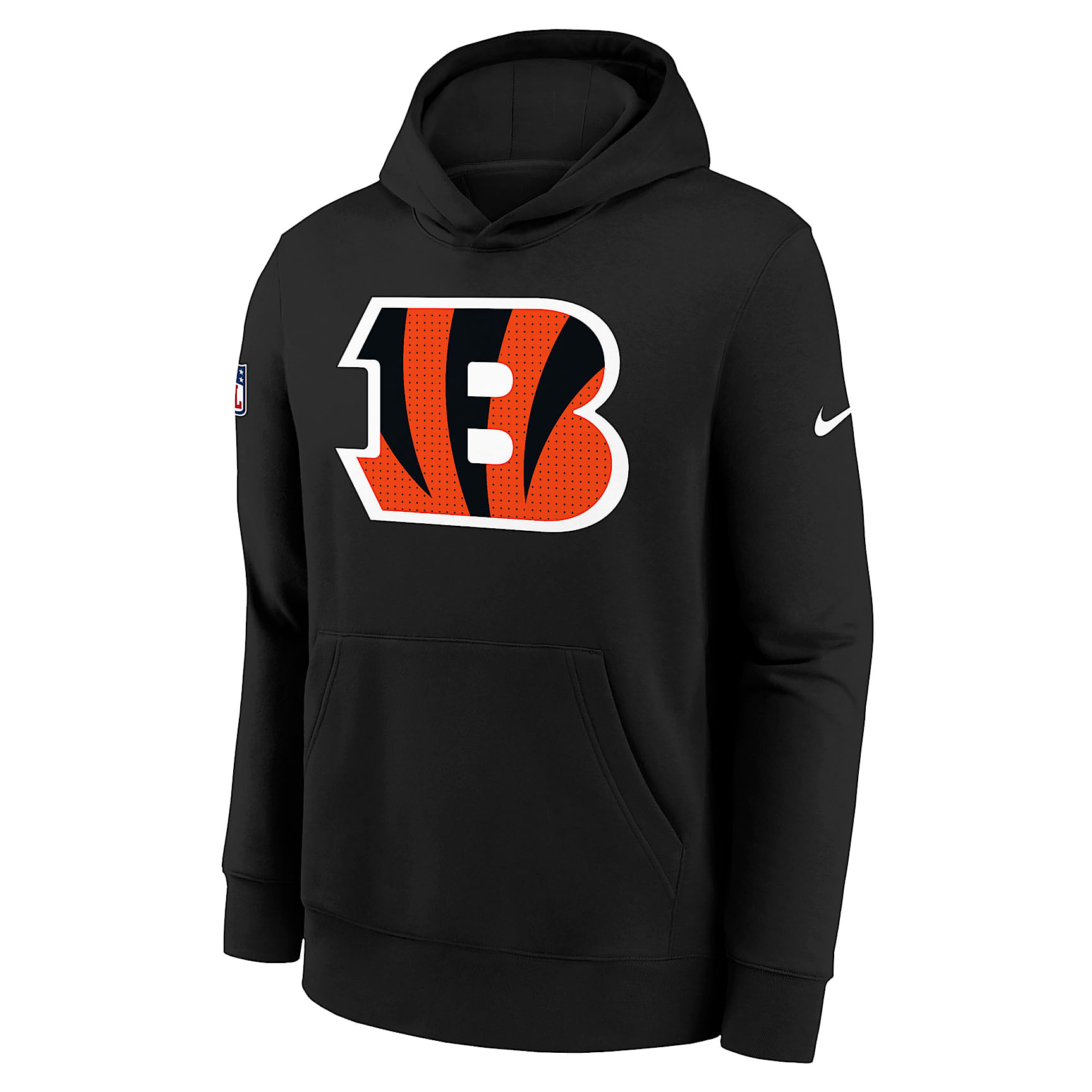 Cincinnati Bengals Sideline Club Big Kids' Nike NFL Pullover Hoodie