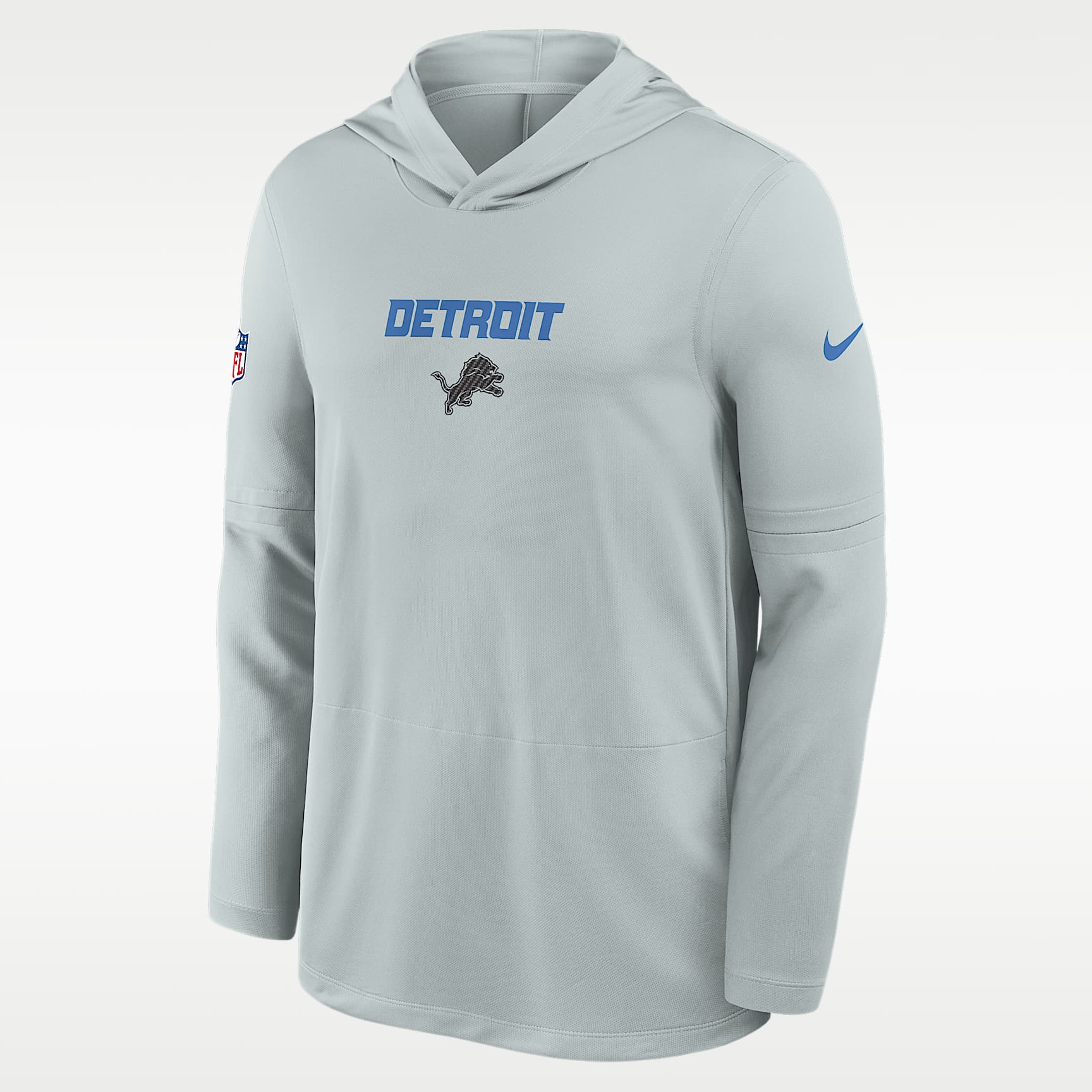 Detroit Lions Rivalries Collection Sideline Men's Nike Dri-FIT NFL Long-Sleeve Hooded Top
