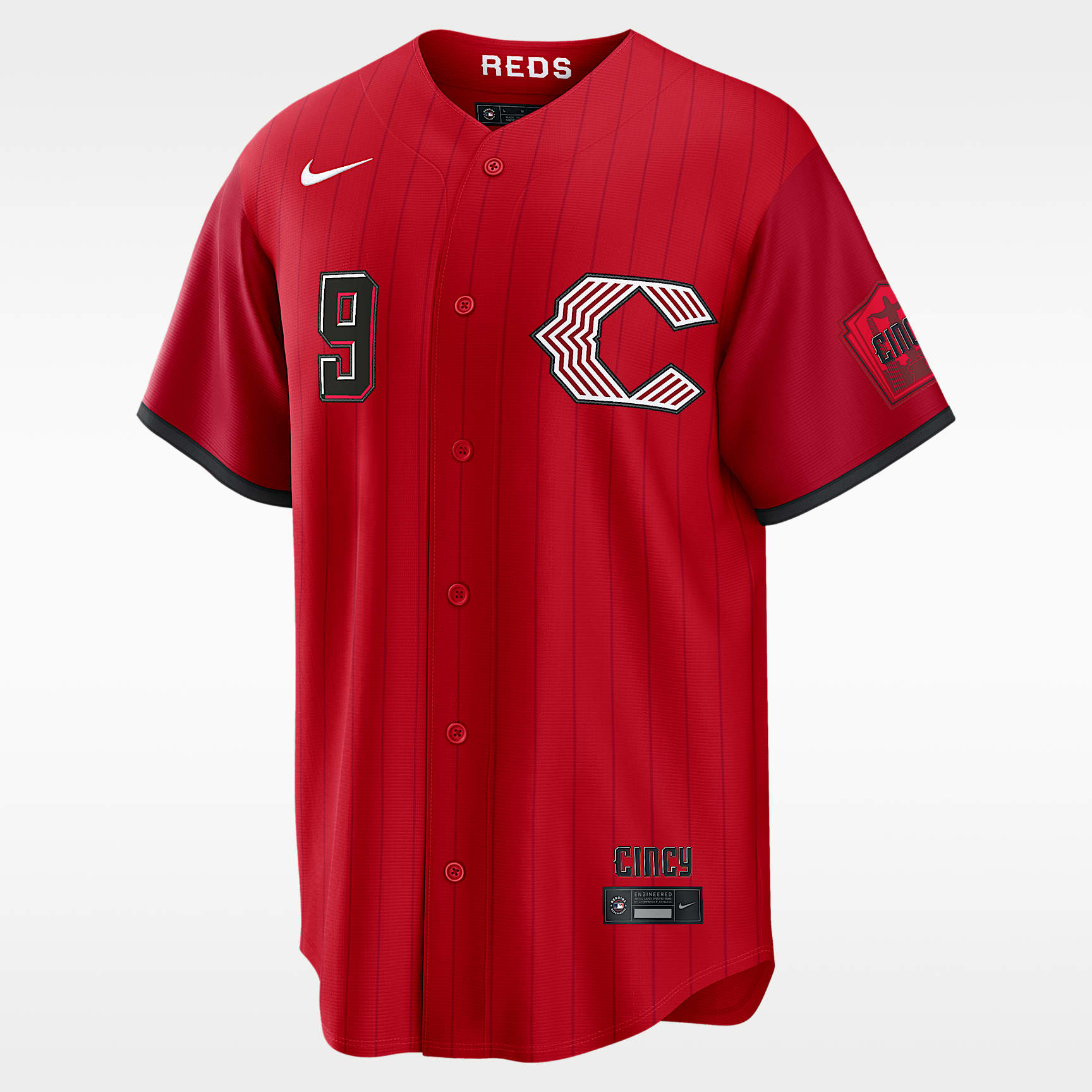 Matt McLain Cincinnati Reds City Connect Men's Nike MLB Stadium Jersey
