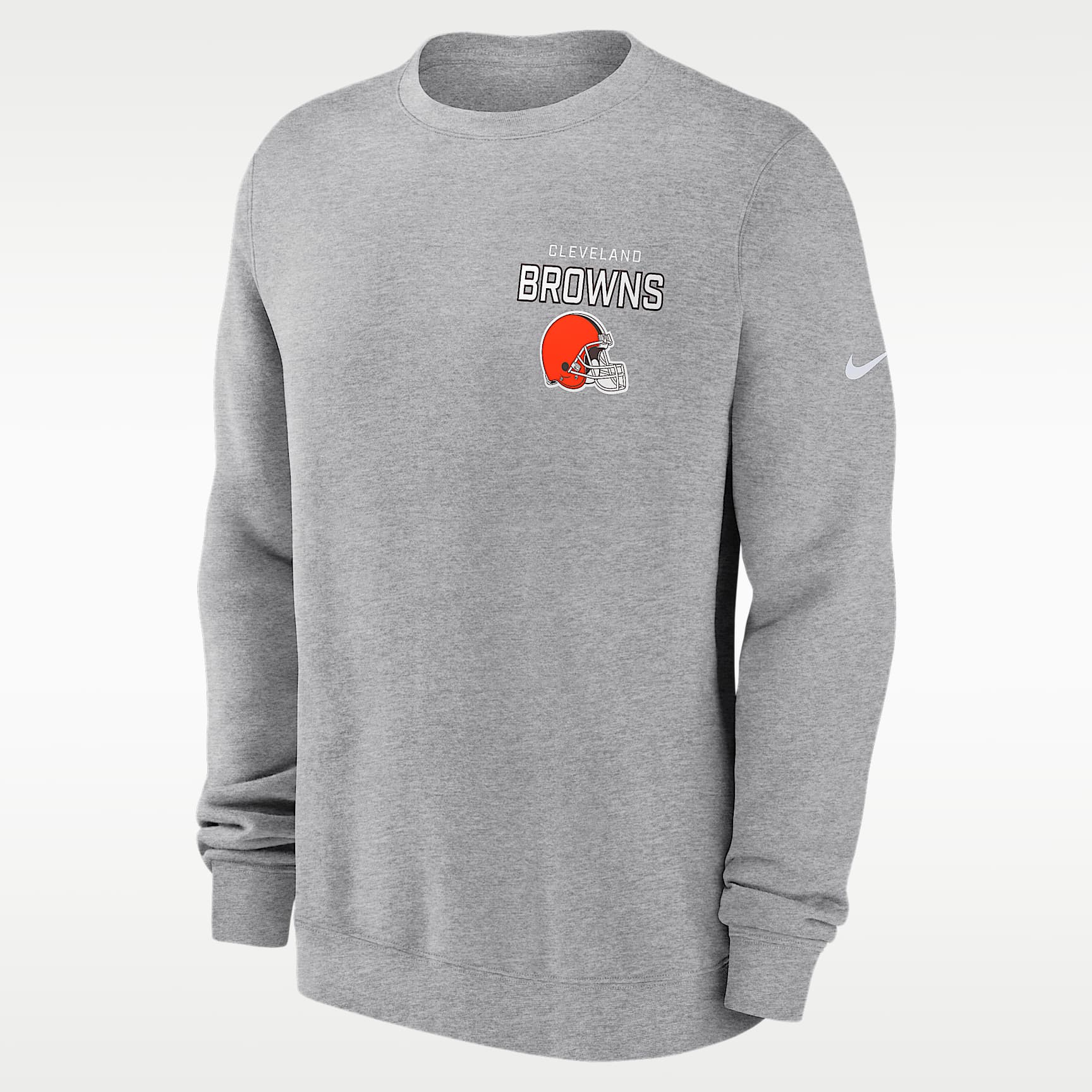 Cleveland Browns Draw Block Club Men's Nike NFL Pullover Crew