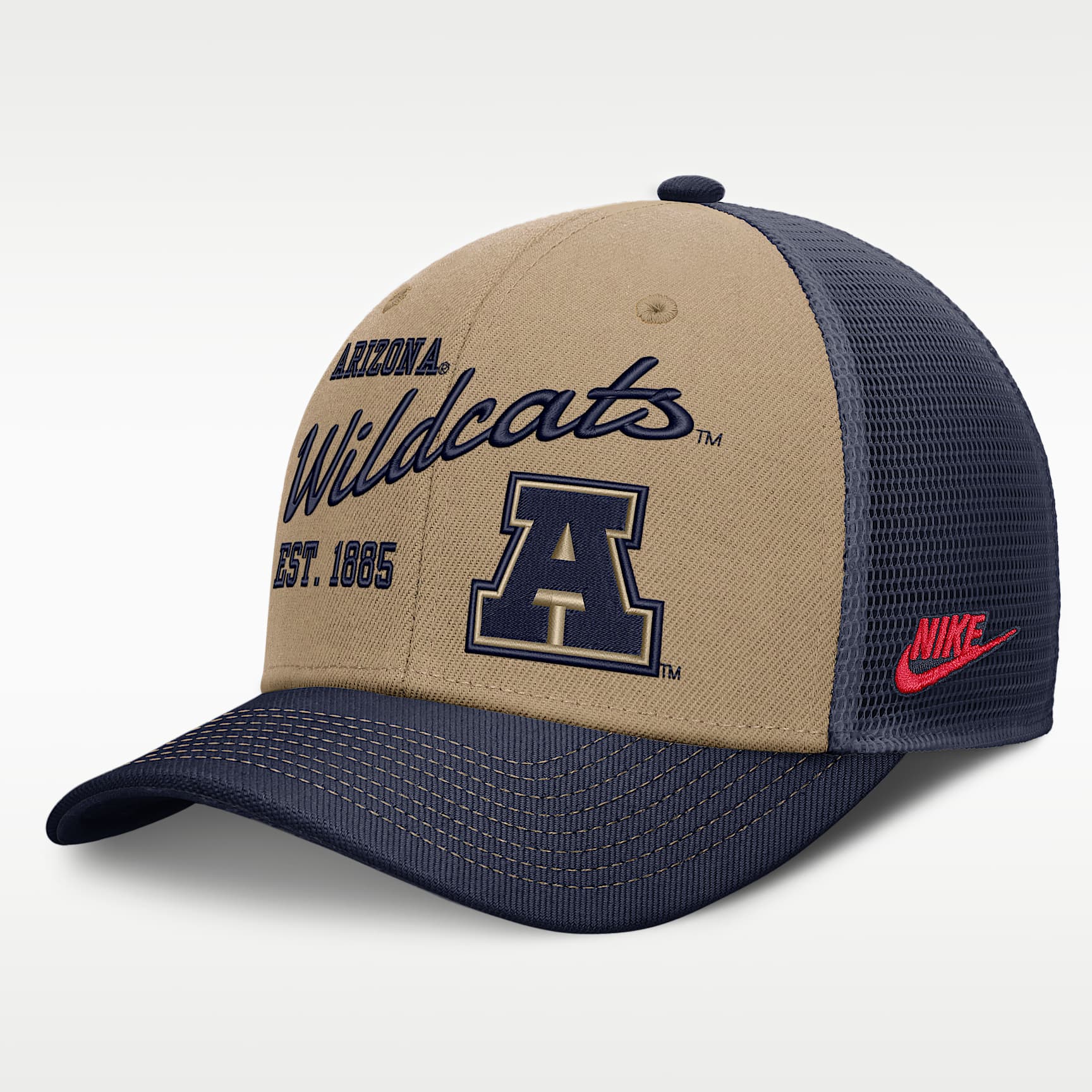 Arizona Legacy Rise Men's Nike Dri-FIT College Trucker Adjustable Hat