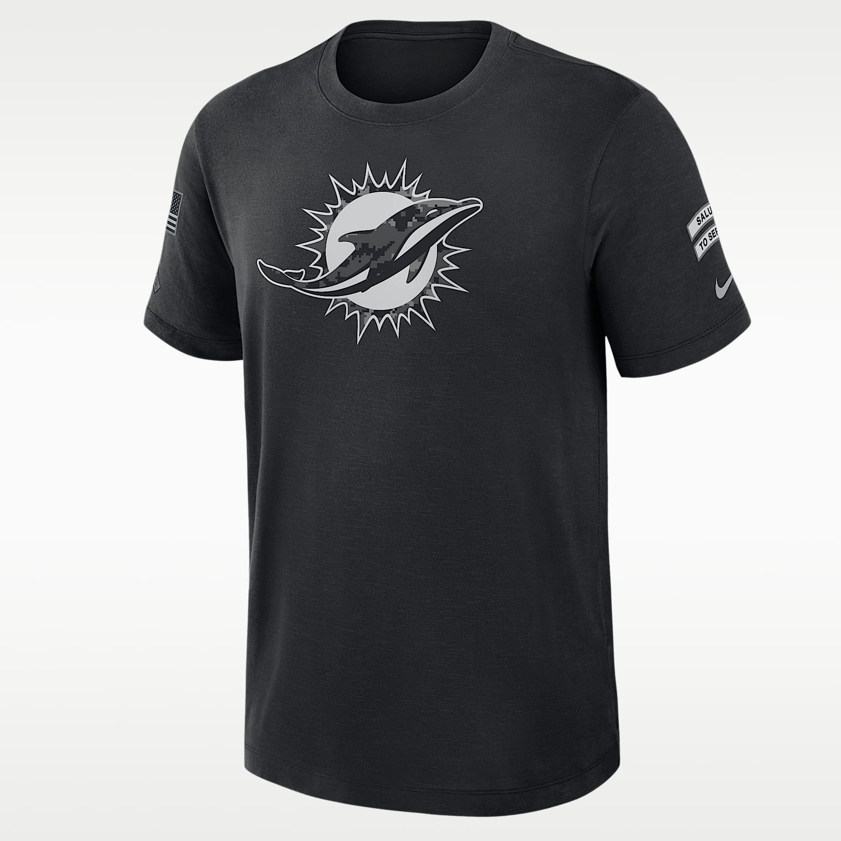 Playera Nike Dri-FIT de la NFL para hombre Miami Dolphins Salute to Service Slub