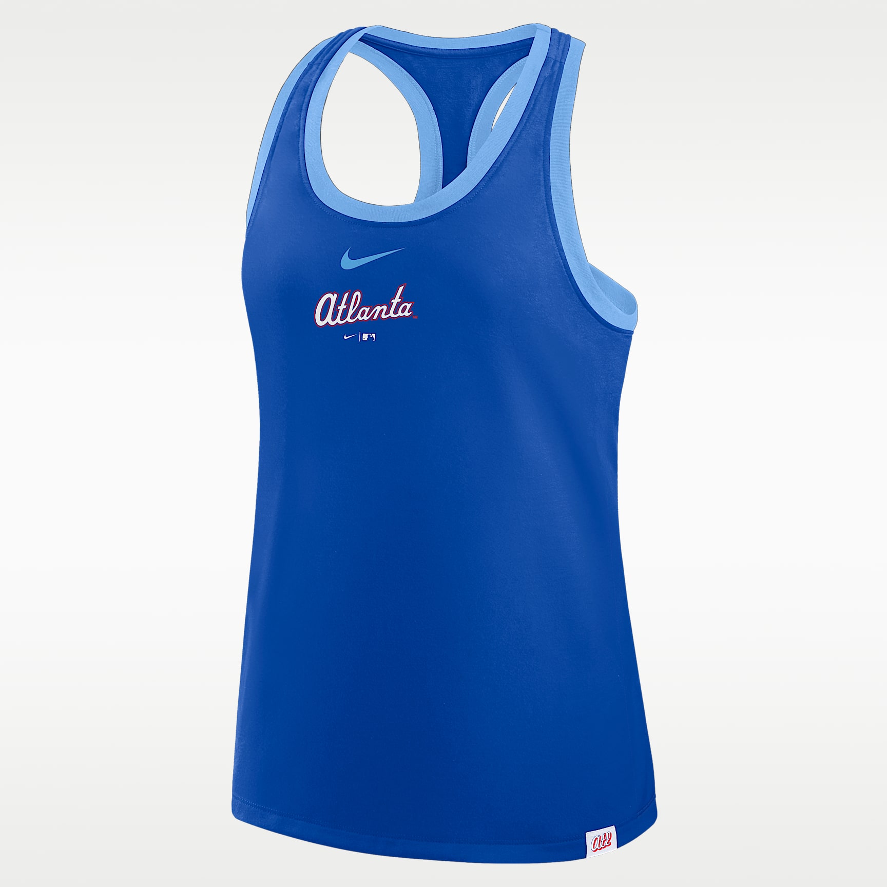 Atlanta Braves Script City Connect Women's Nike MLB Racerback Tank Top