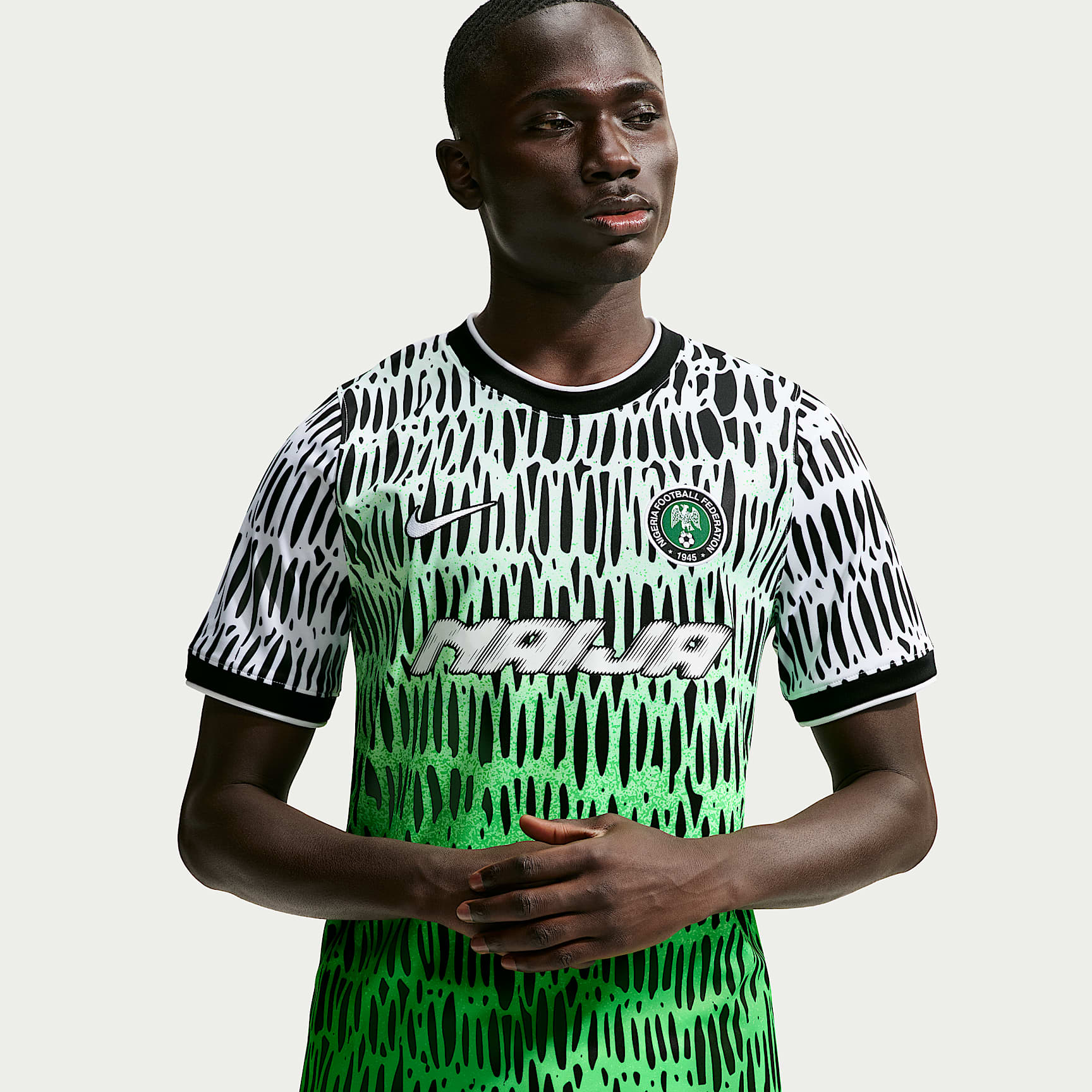 Nike x Nigeria x Slawn Men's Dri-FIT Academy Pro Short-Sleeve Football Top
