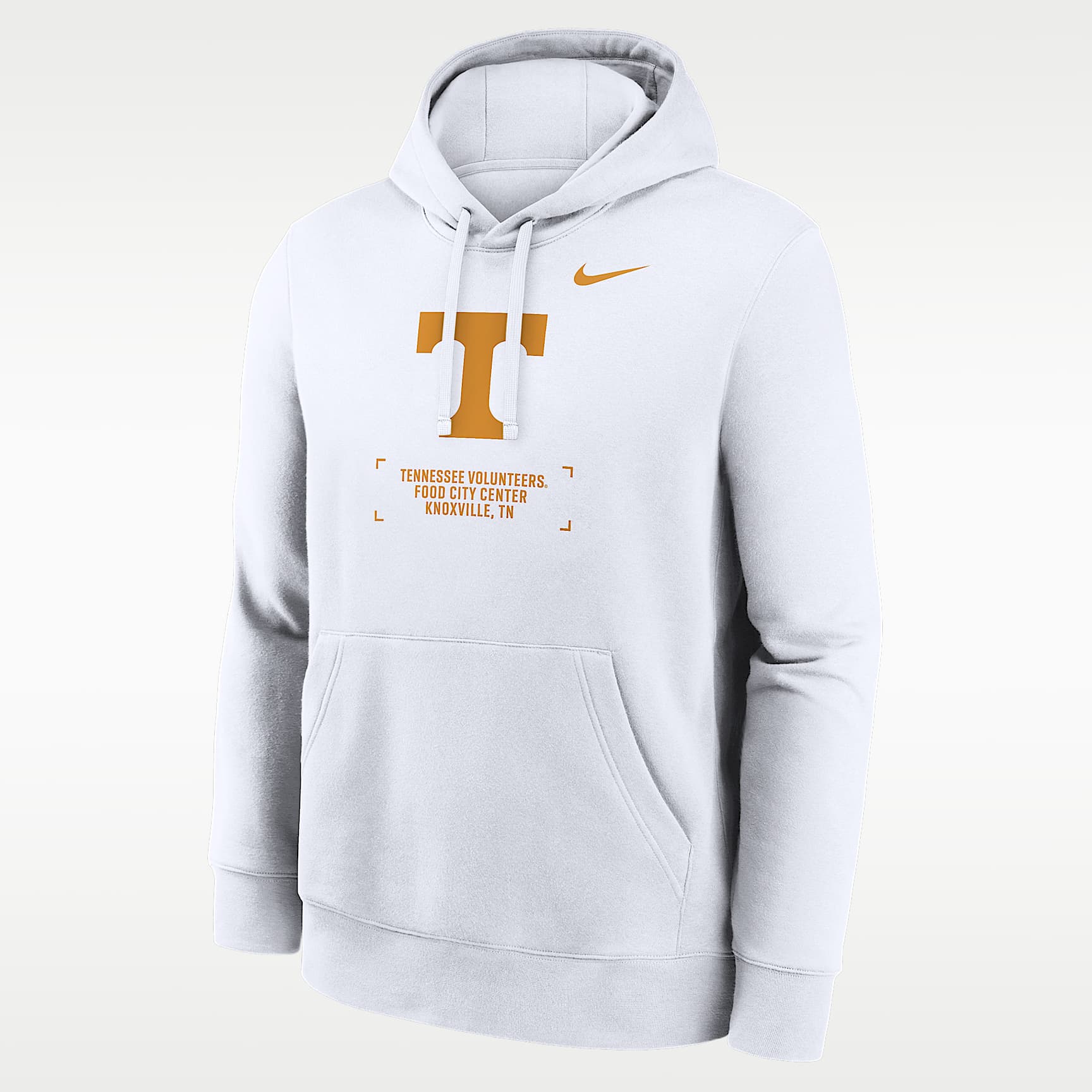 Sudadera con gorro sin cierre universitaria Nike para hombre Tennessee Club Basketball 2-Hit