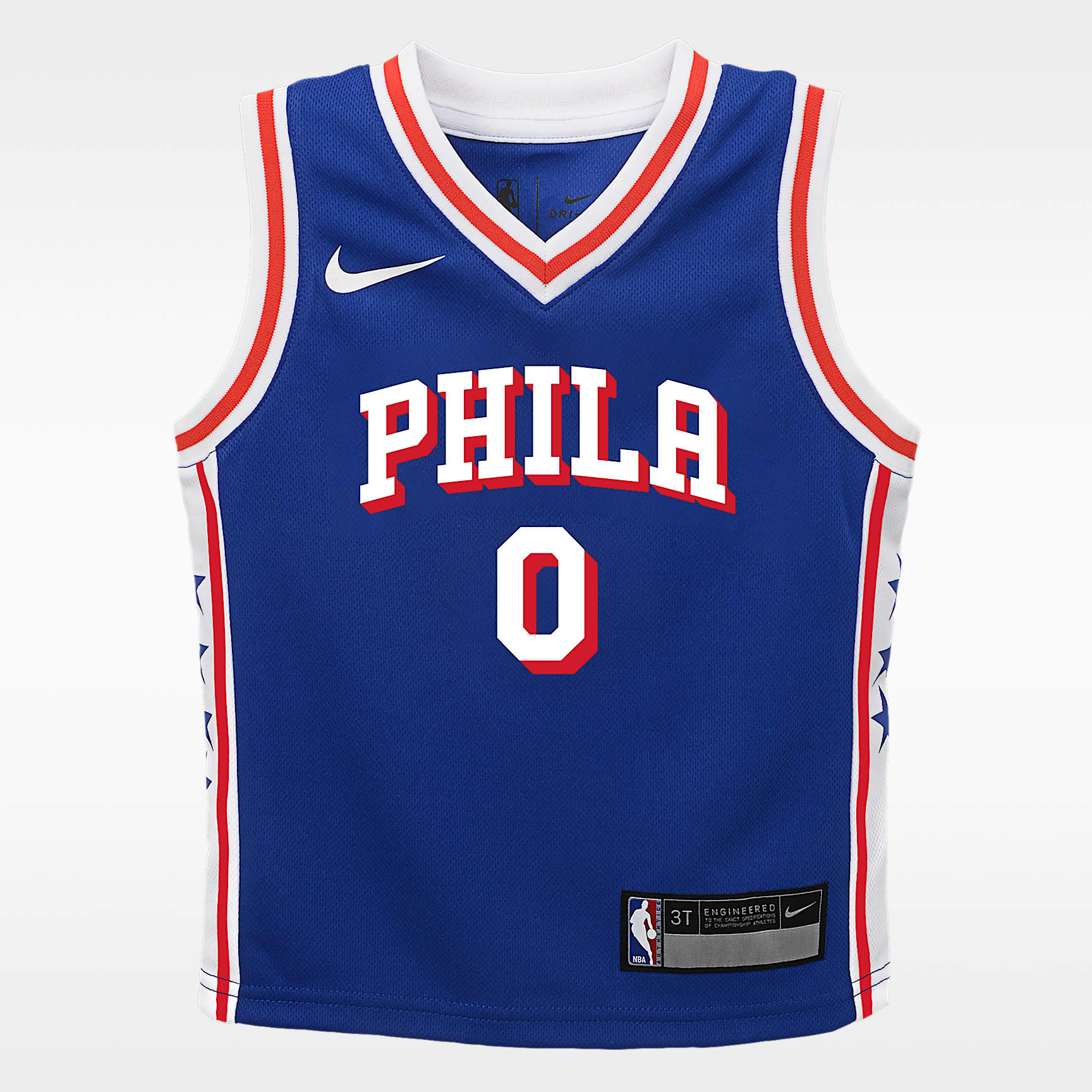 Tyrese Maxey Philadelphia 76ers Icon Edition Little Kids' Nike NBA Replica Jersey