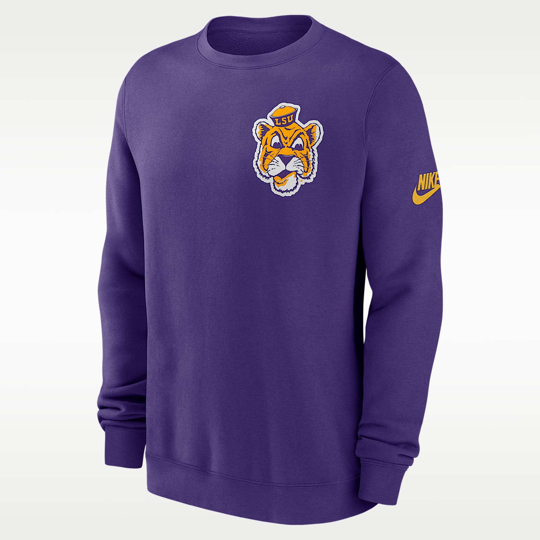 LSU Legacy Men's Nike College Pullover Crew