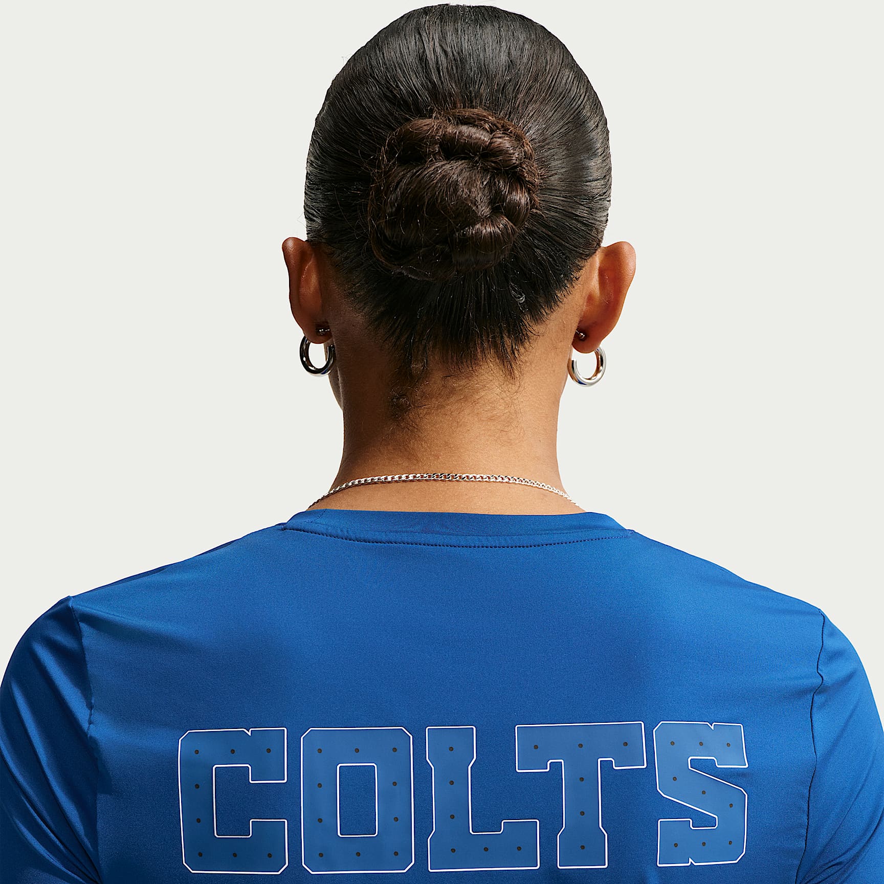 Playera Nike Dri-FIT de la NFL para mujer Indianapolis Colts Rivalries Collection One Classic Twist