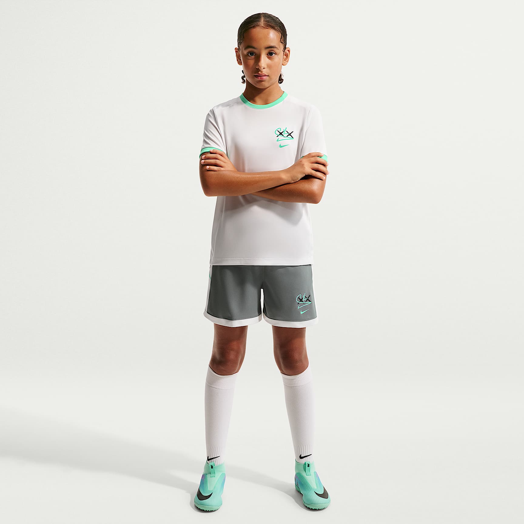 Sam Kerr Academy Older Kids' (Girls') Nike Dri-FIT 10cm (approx.) Football Shorts