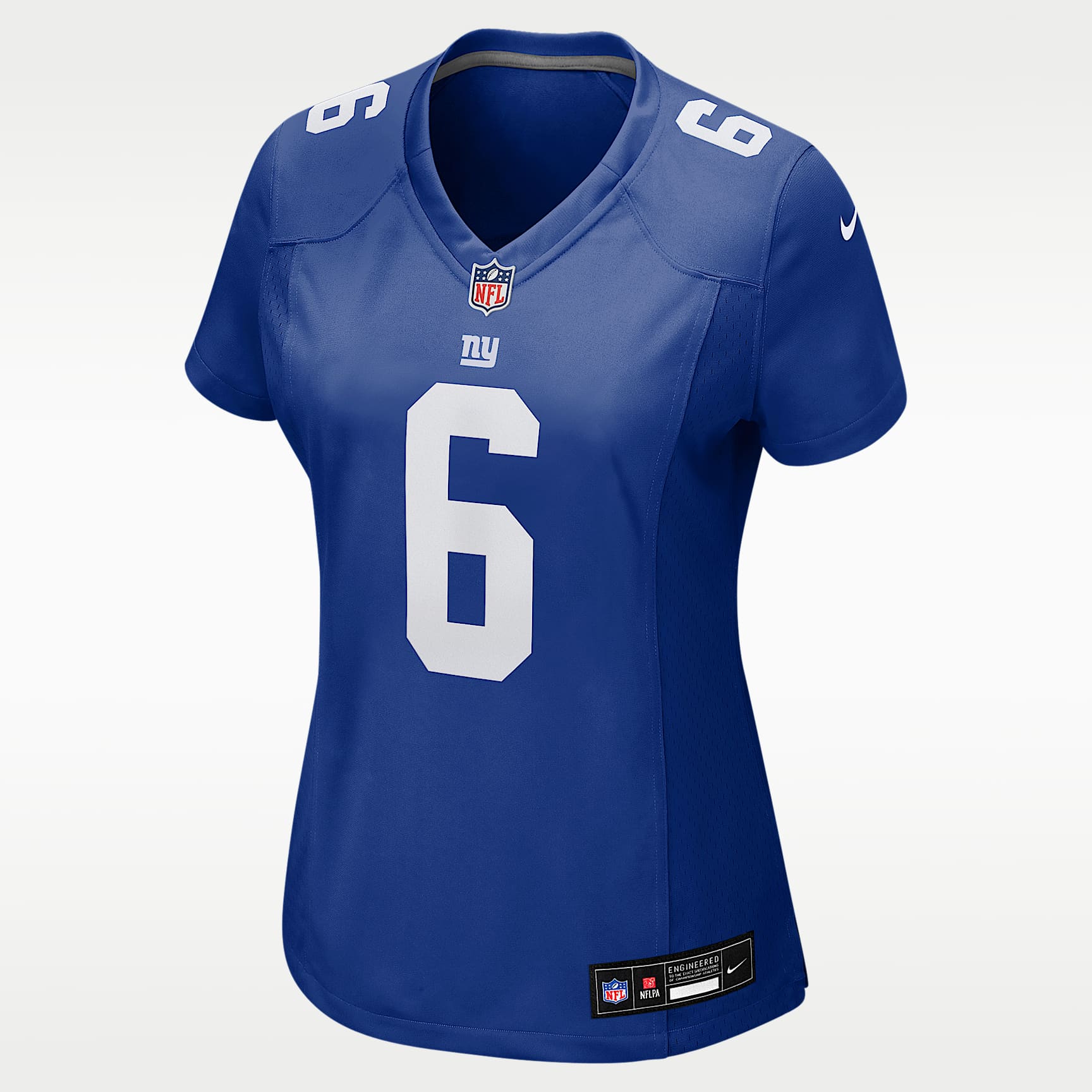 Jersey Nike de la NFL Game para mujer de Jaxson Dart de los New York Giants