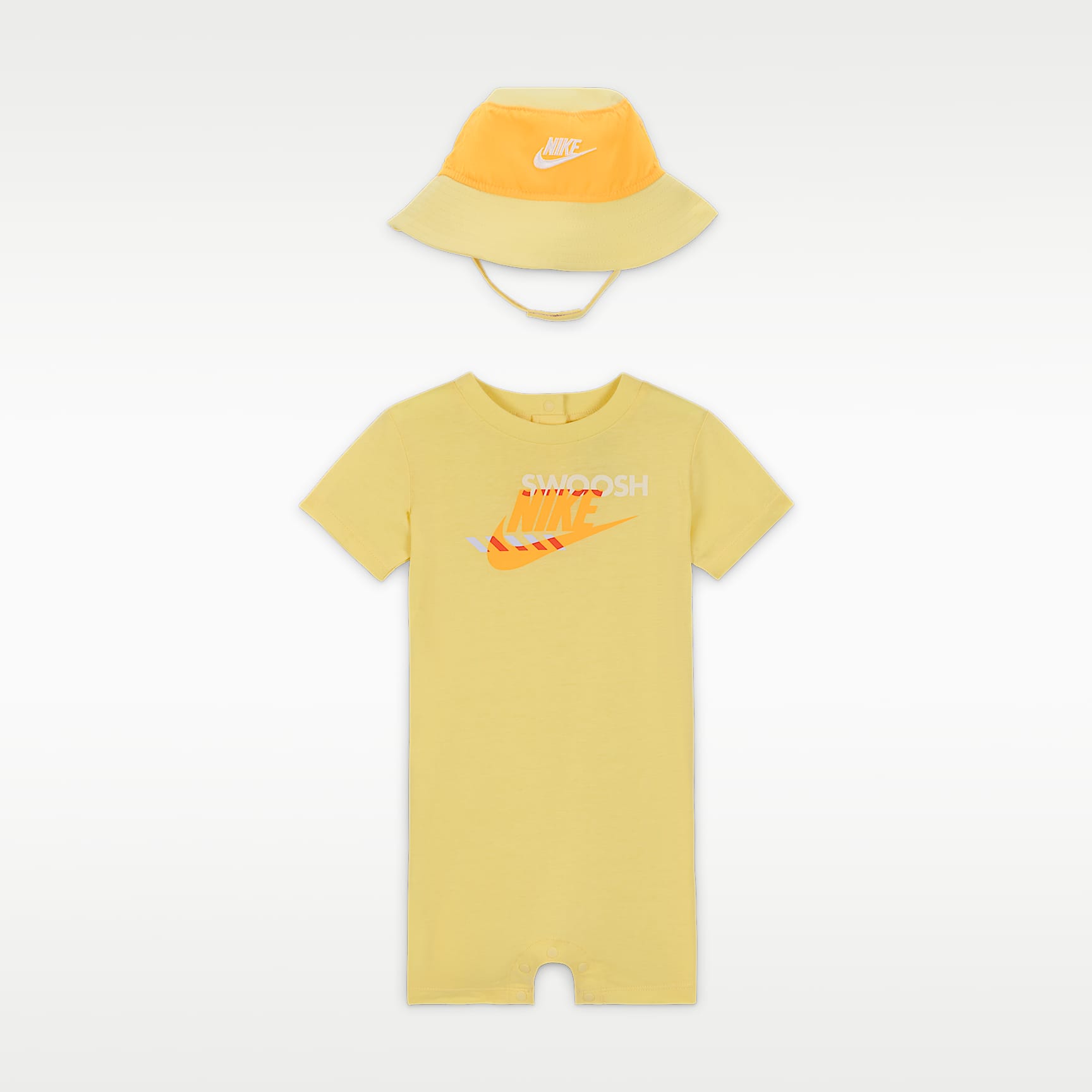 Nike Sportswear PE Baby (12–24M) Romper and Bucket Hat Set