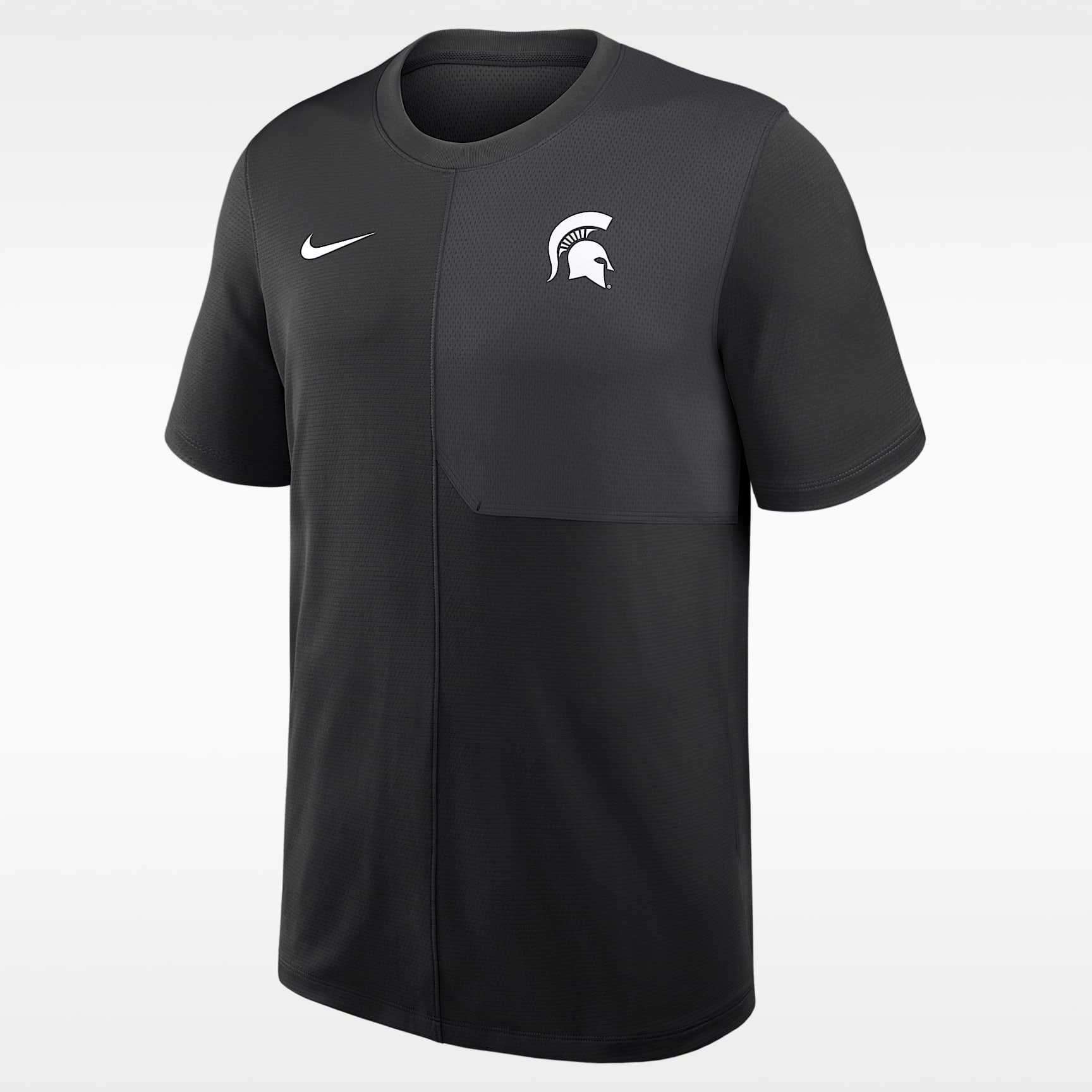 Michigan State Sideline Coach Men's Nike Dri-FIT College Top