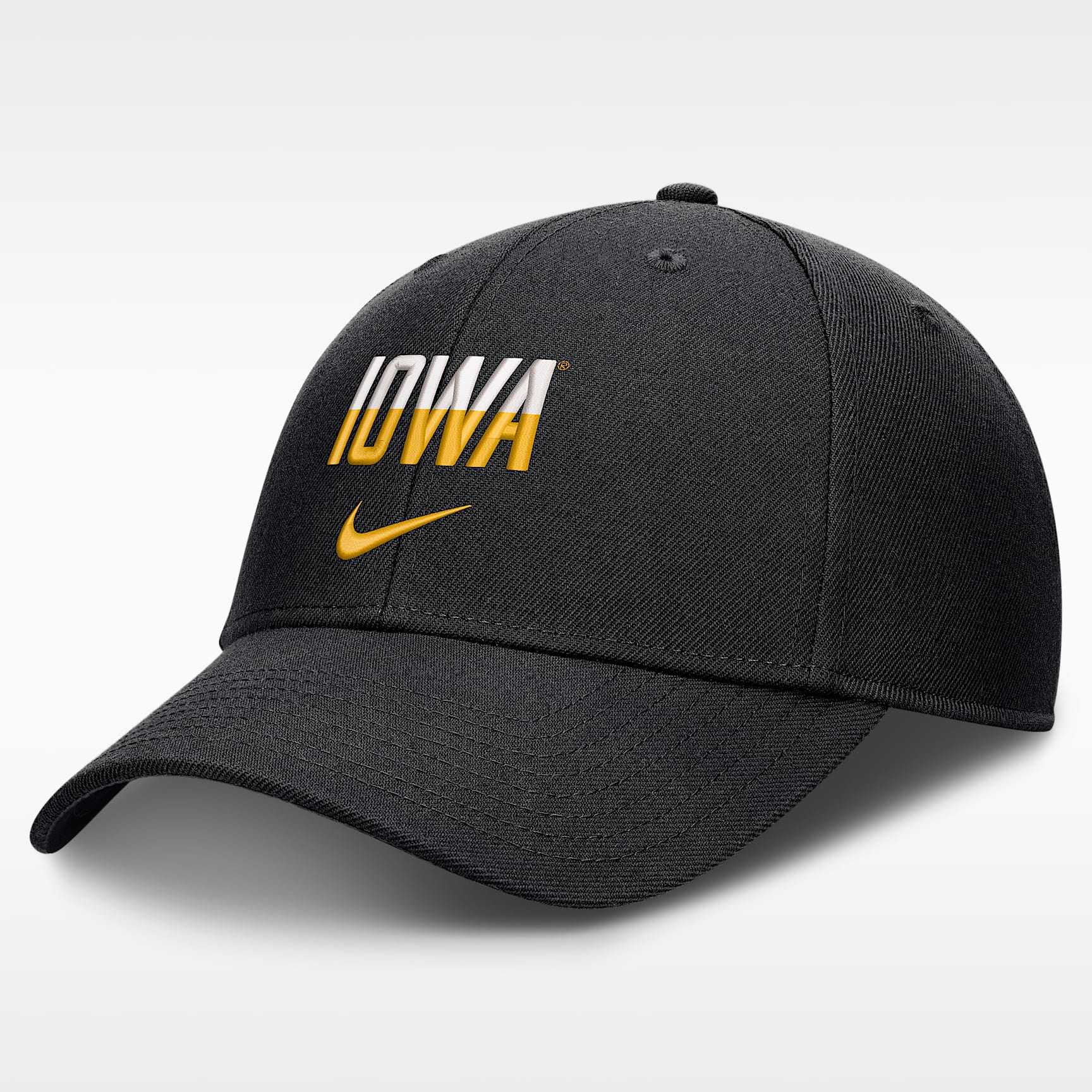 Iowa Sideline Rise Gameday Men's Nike Dri-FIT College Trucker Adjustable Hat
