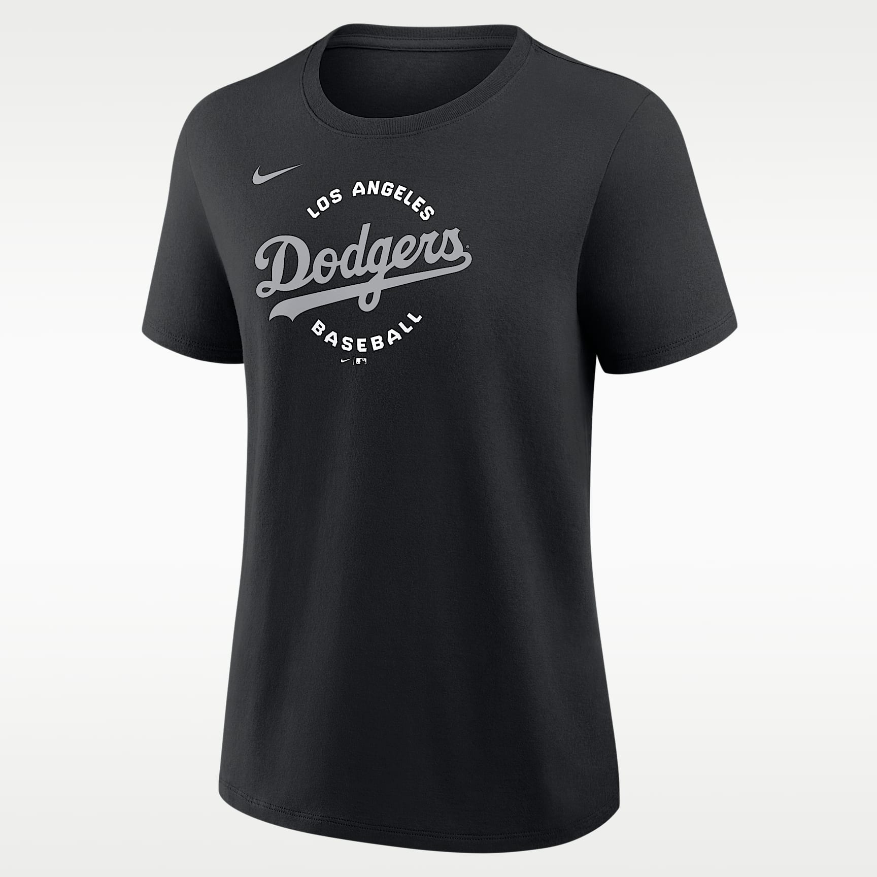Sudadera de cuello redondo Nike de la MLB para mujer Los Angeles Dodgers