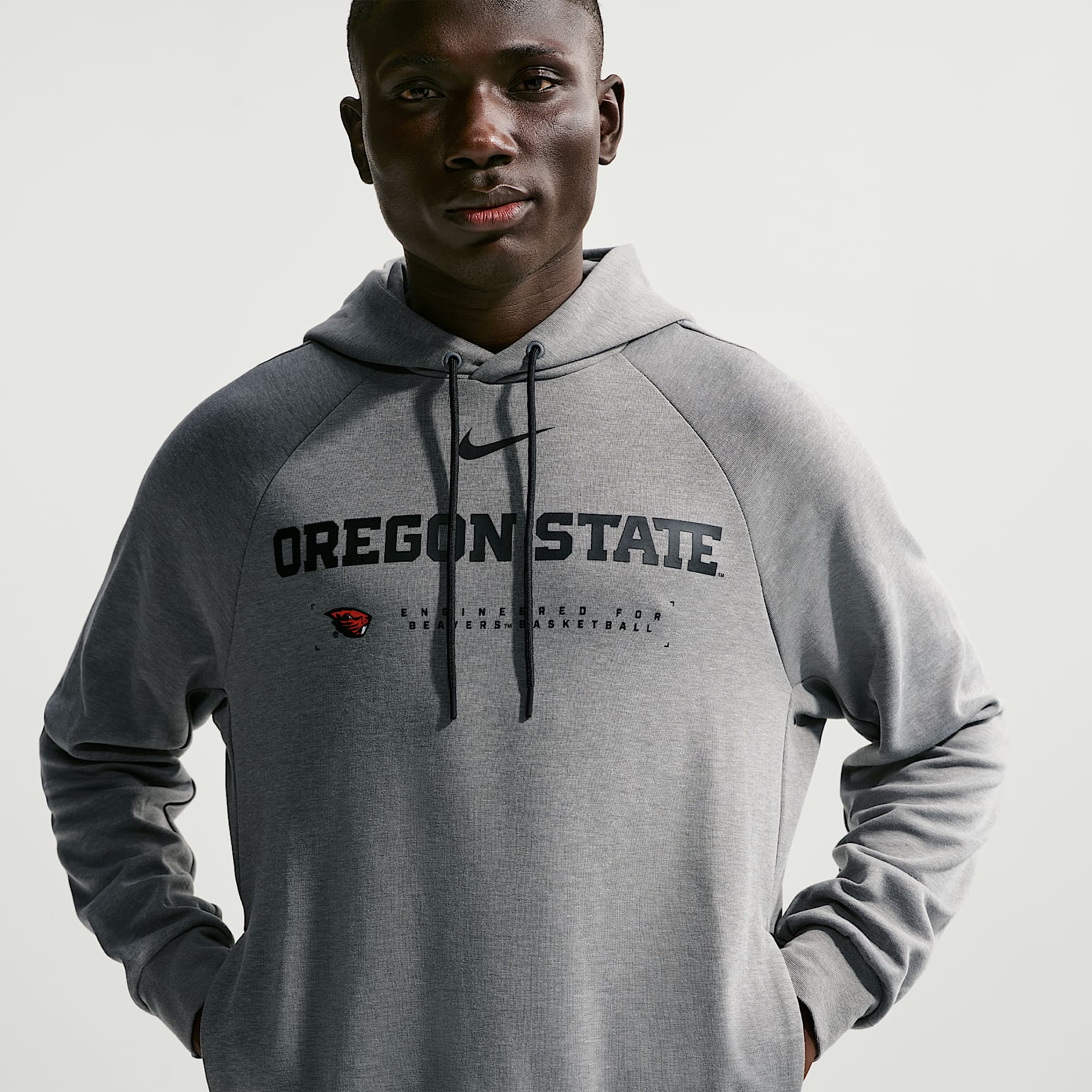Oregon State Beavers Nike NCAA Men's Basketball Coaches' Pullover Hoodie