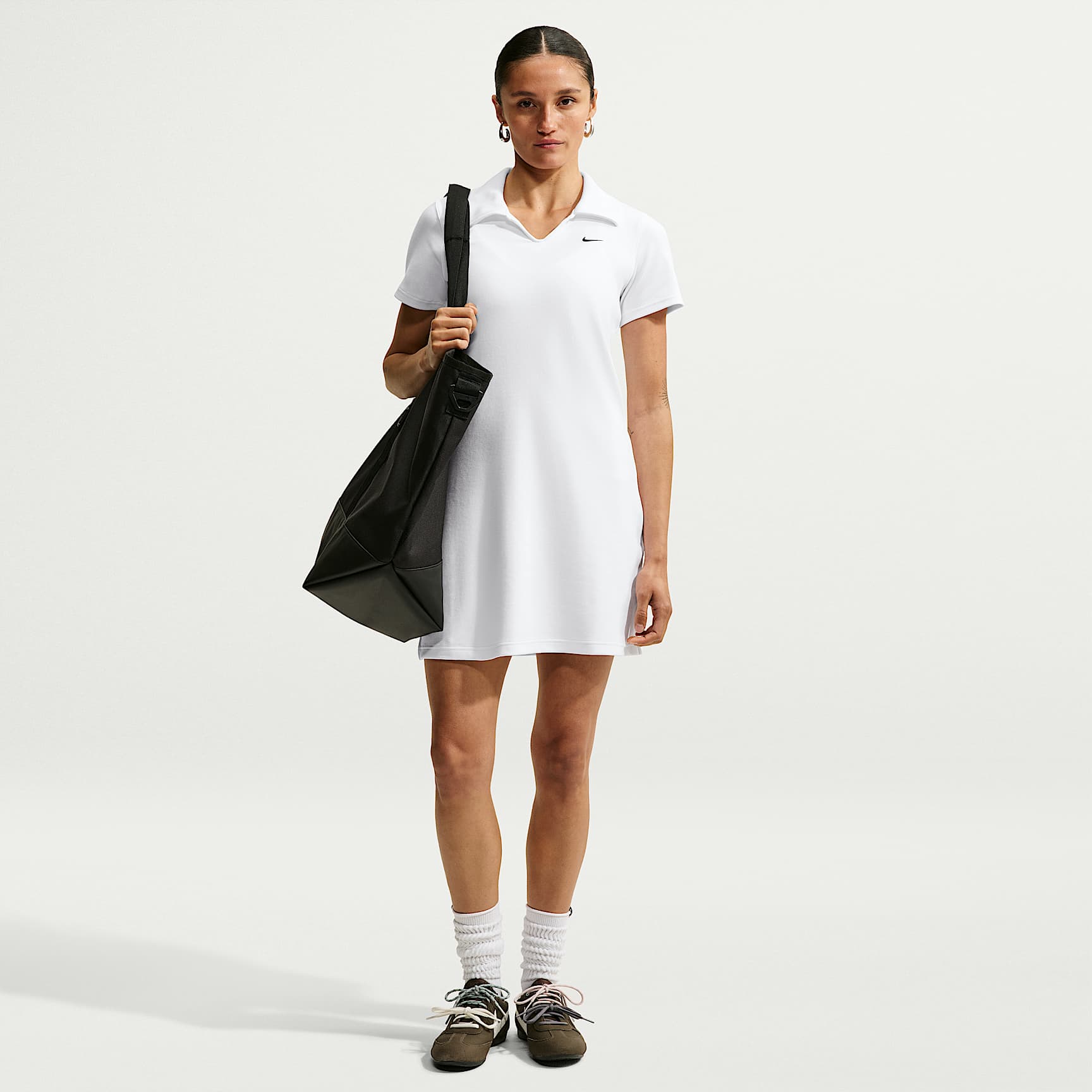 Vestido tipo polo slim para mujer Nike Sportswear Chill Knit