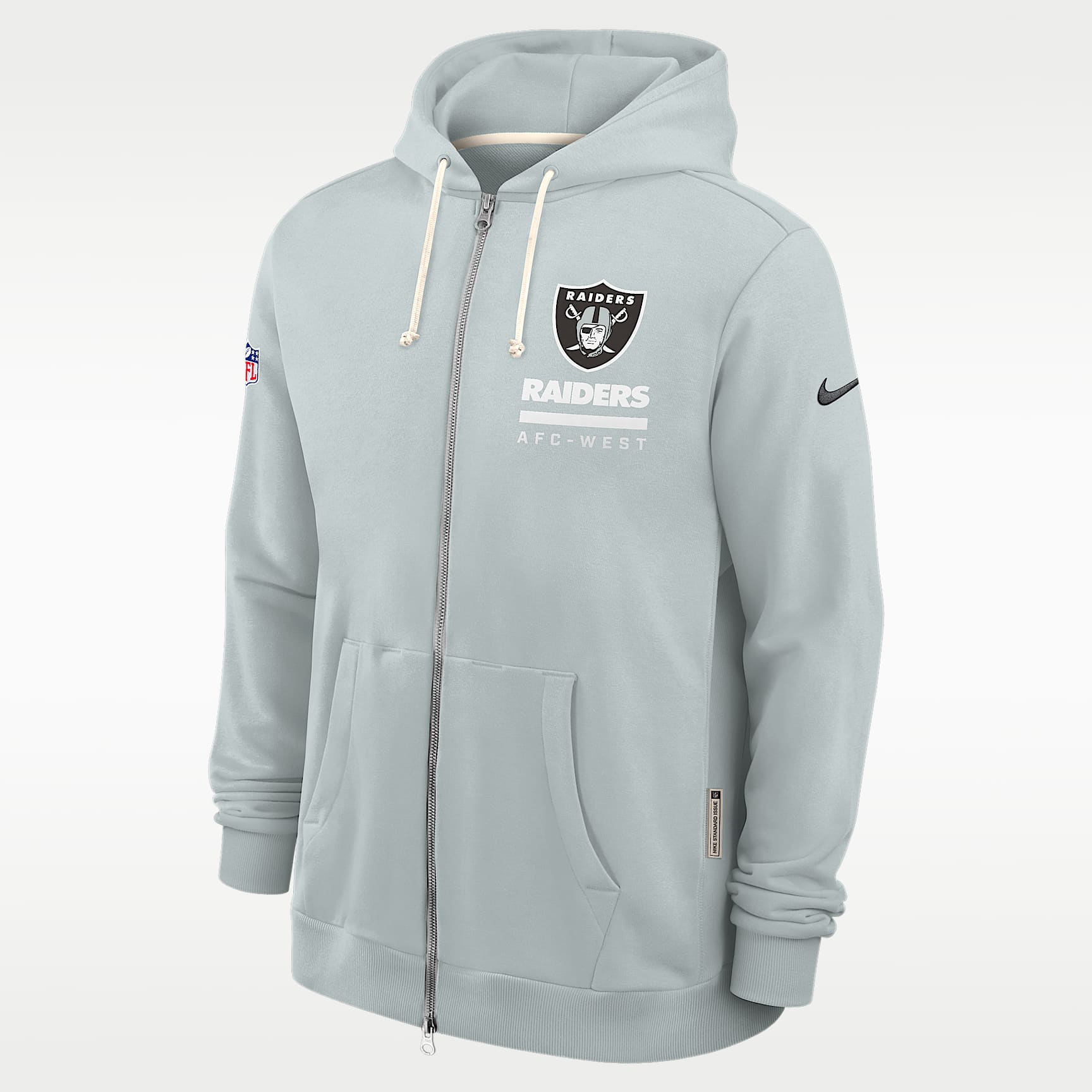 Las Vegas Raiders Utility Player Sideline Men's Nike Dri-FIT NFL Full-Zip Hoodie