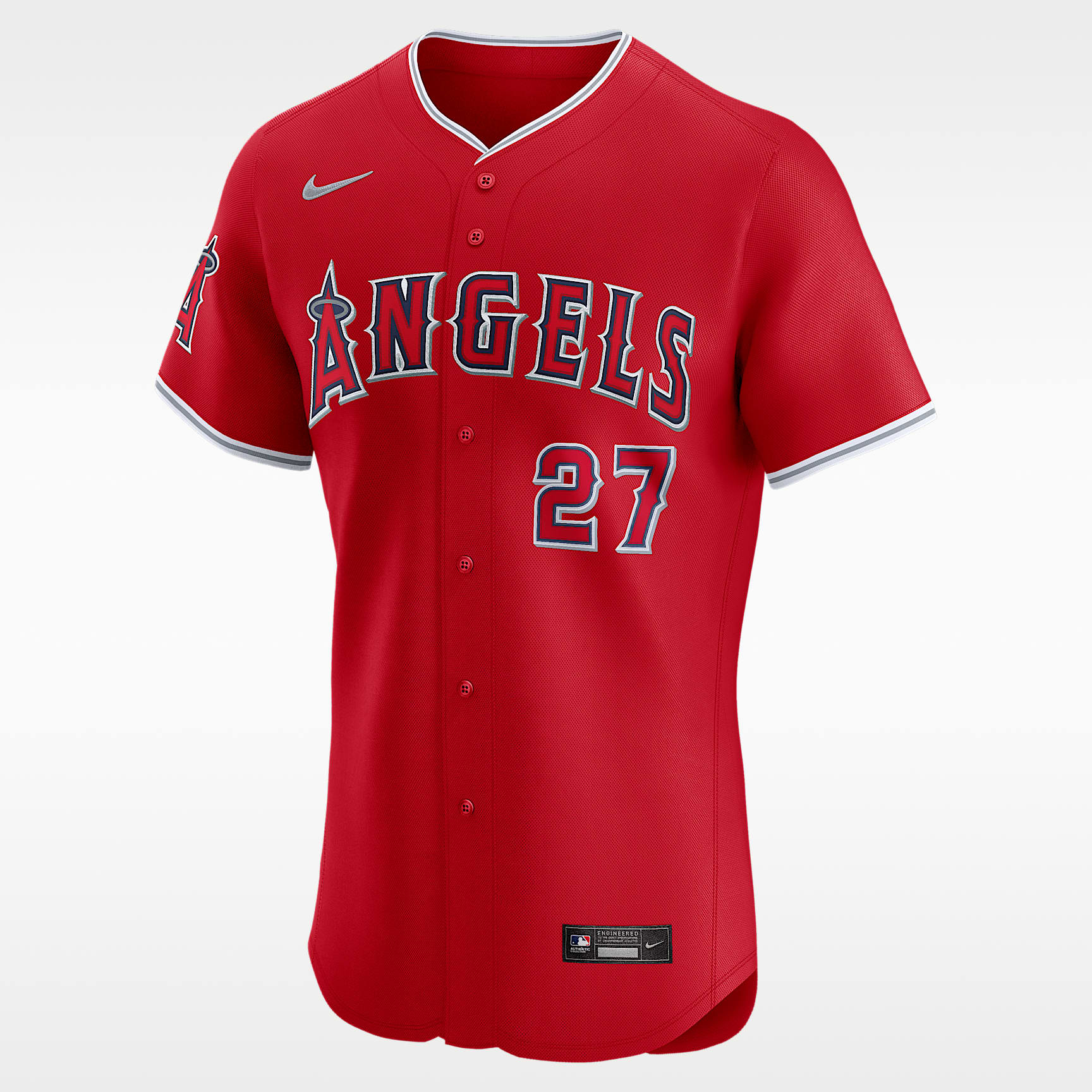 Mike Trout Los Angeles Angels Men's Nike Dri-FIT ADV MLB Elite Jersey