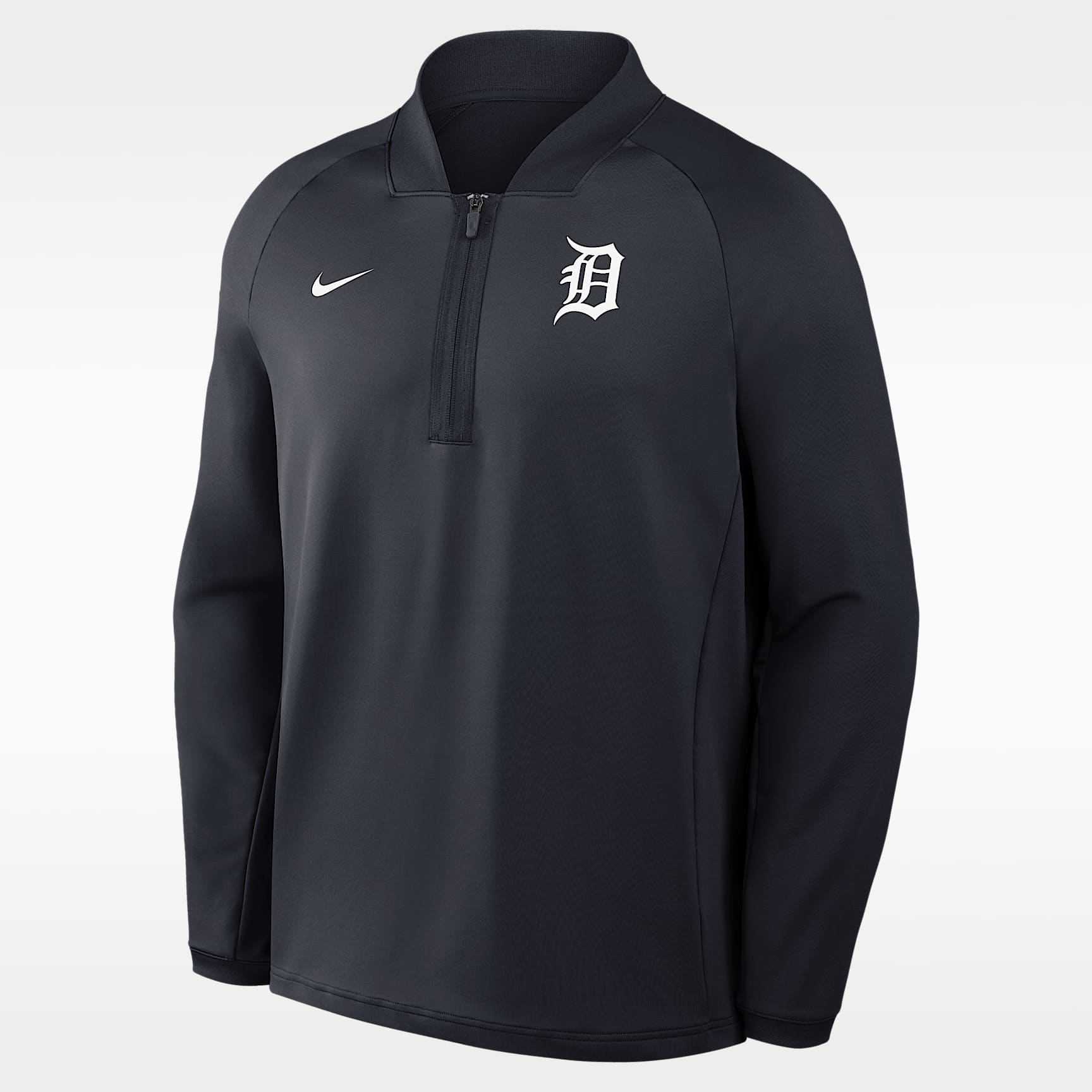 Detroit Tigers Authentic Collection Men's Nike Dri-FIT MLB 1/2-Zip Long-Sleeve Top