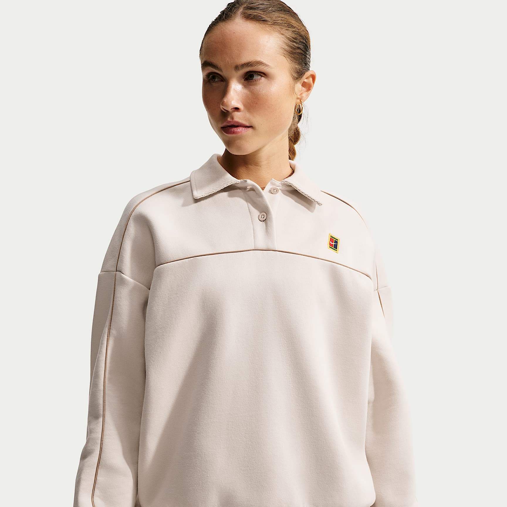 NikeCourt Court Collection Women's Long-Sleeve Fleece Tennis Top