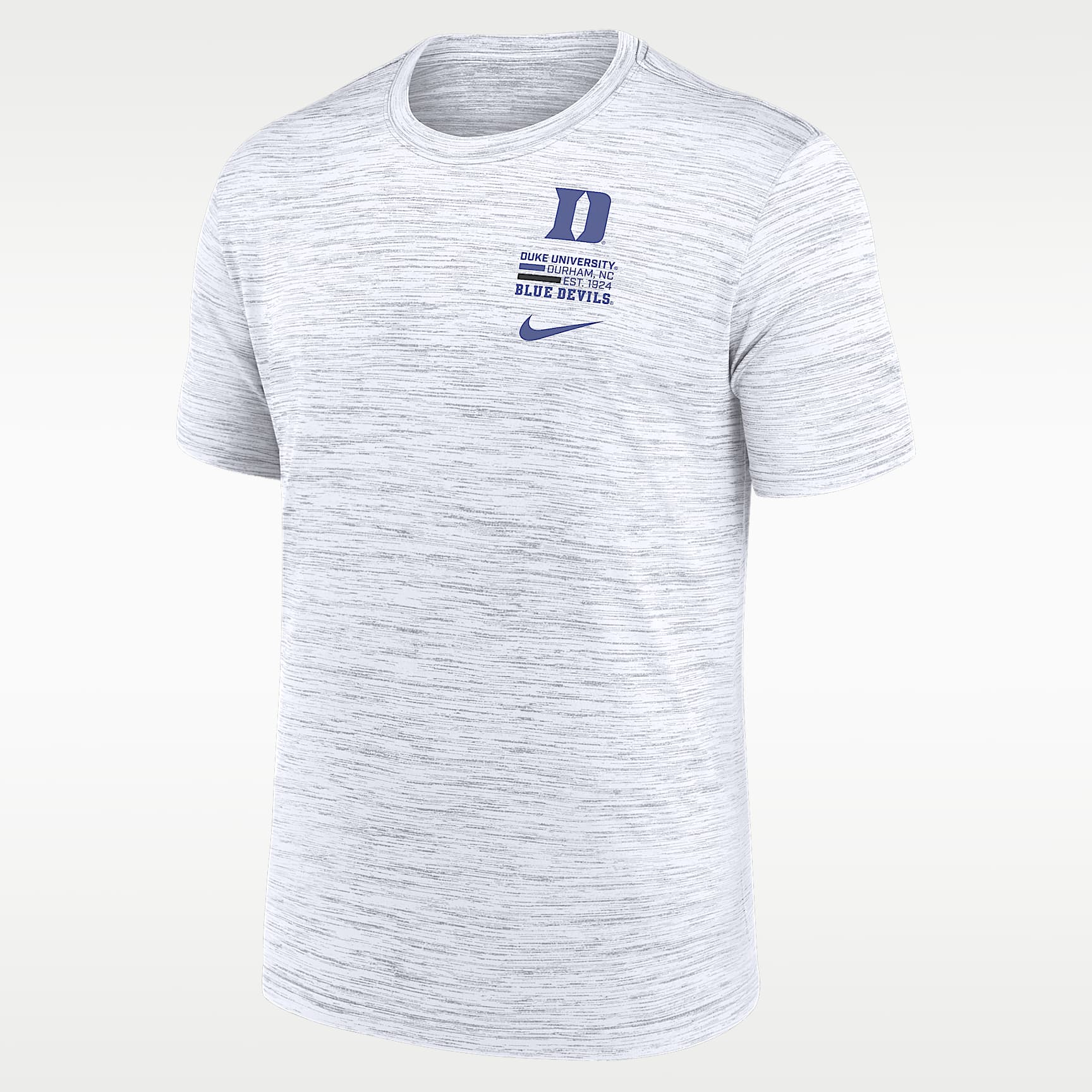 Duke Campus Chest Stack Velocity Men's Nike Dri-FIT College T-Shirt