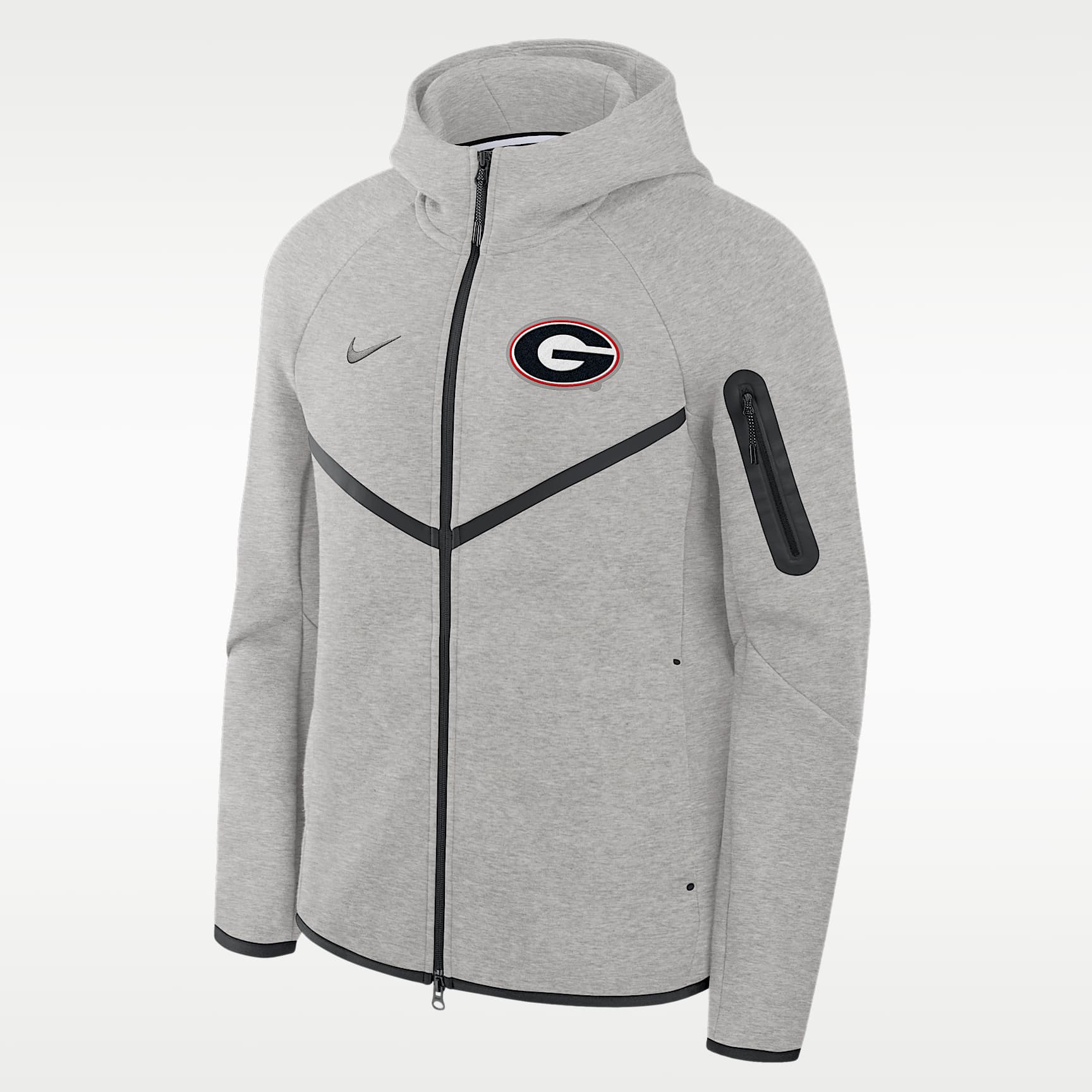 Georgia Tech Fleece Windrunner Men's Nike College Full-Zip Hooded Jacket