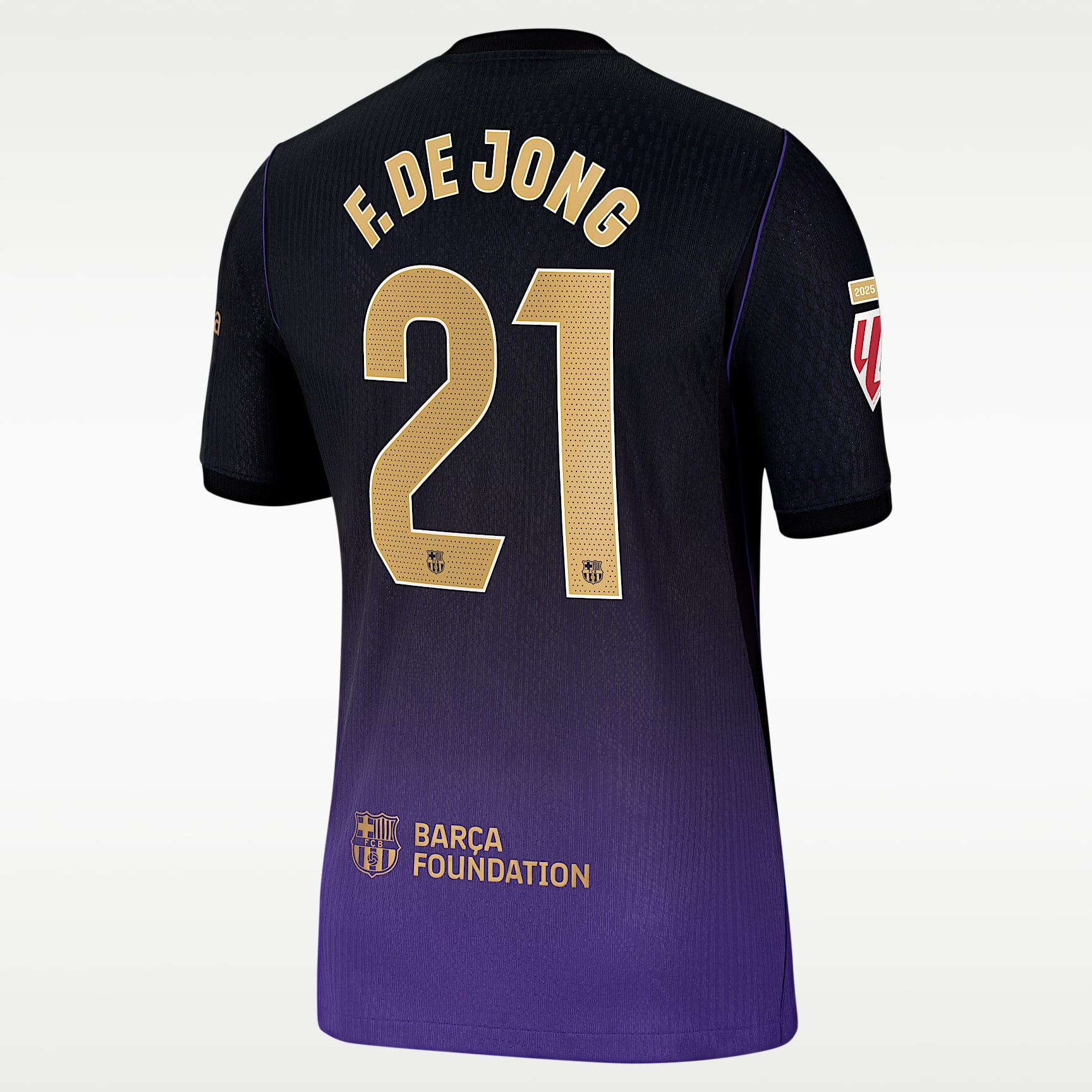 Jersey de futbol Nike Aero-FIT del Barcelona visitante 2026/27 Match Kobe de Frenkie de Jong para hombre