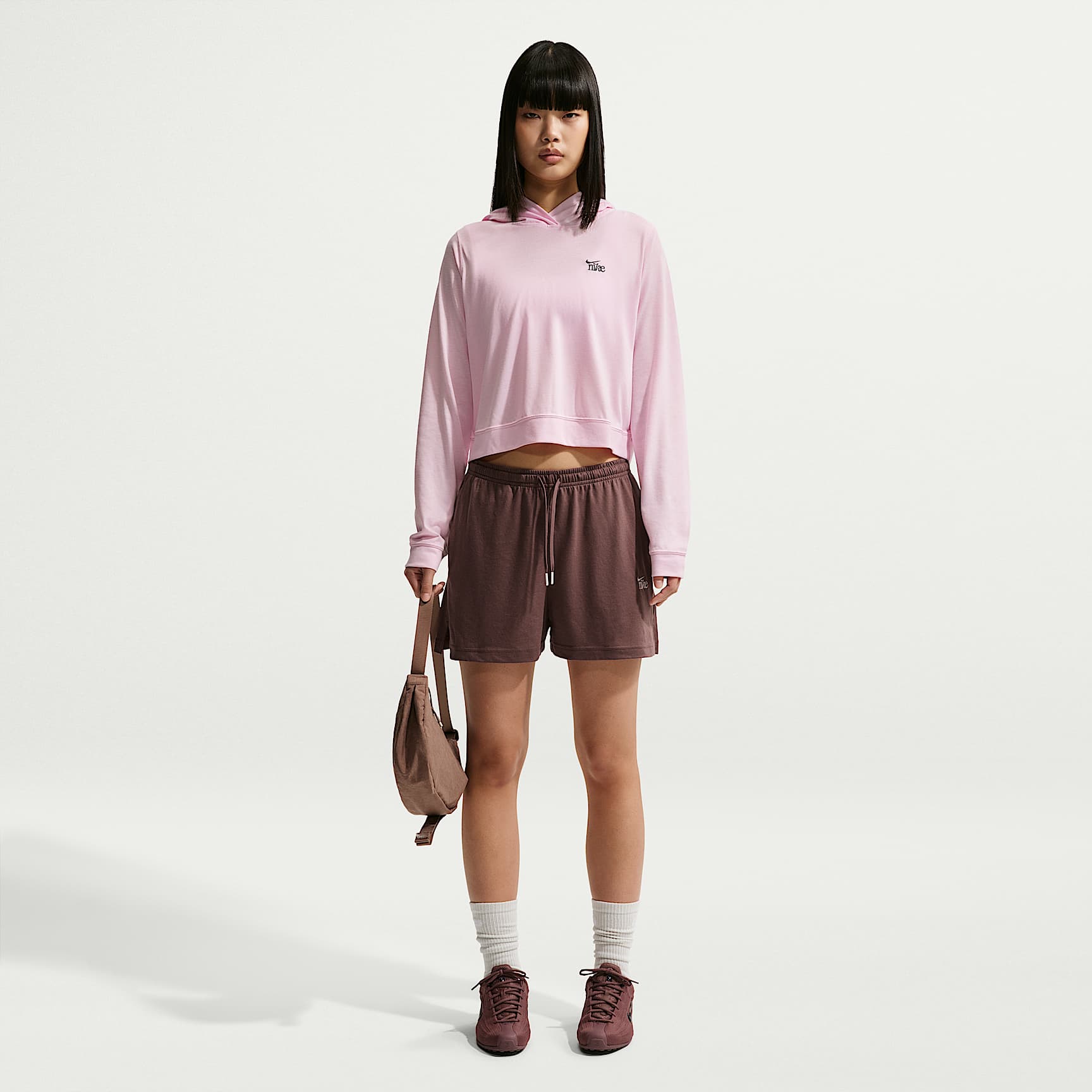 Shorts ligeros de tiro alto para mujer Nike Sportswear Chill Knit