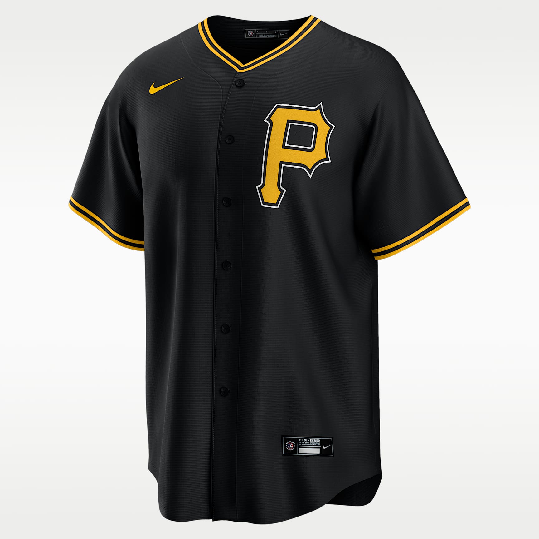Jersey de béisbol tipo réplica para hombre MLB Pittsburgh Pirates