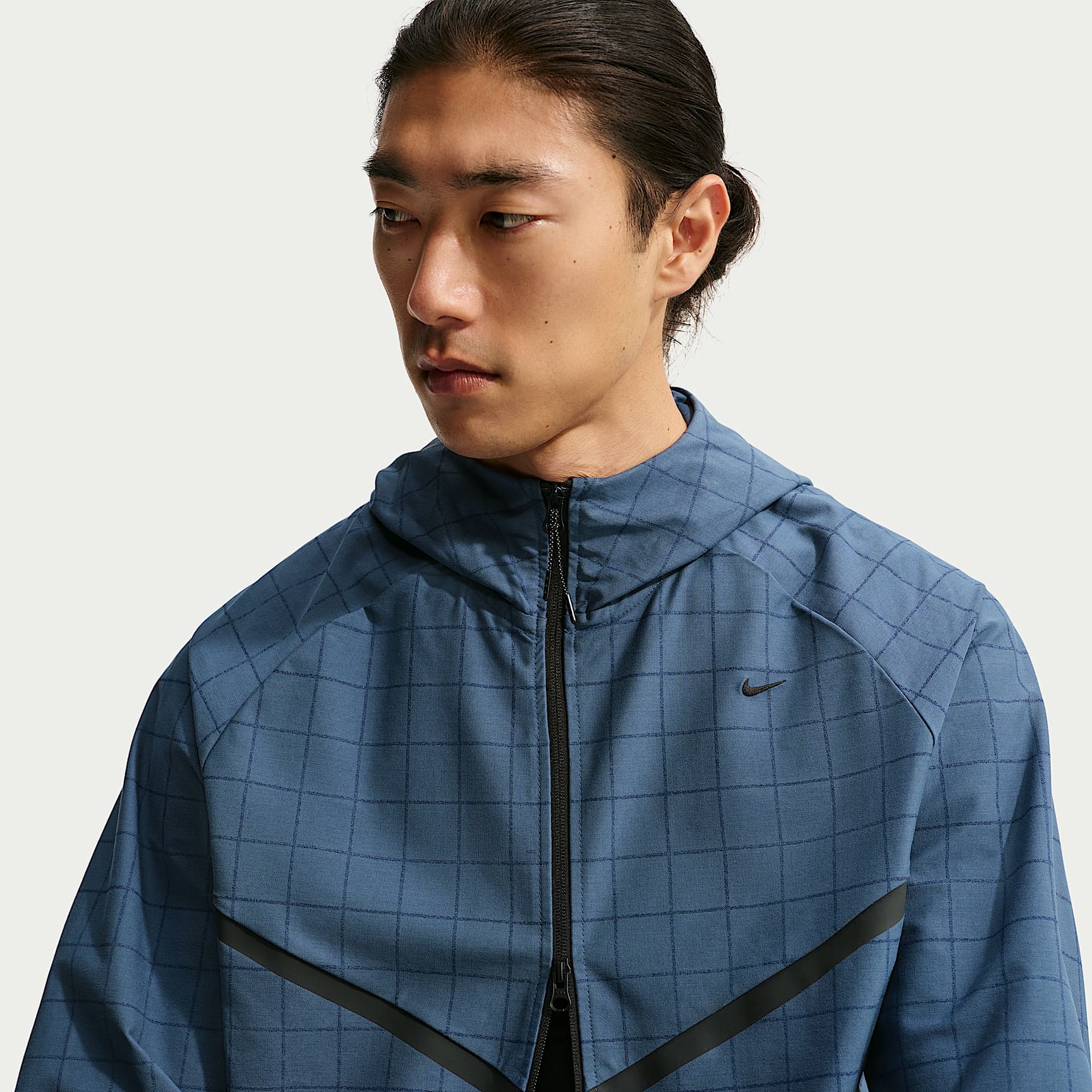 Nike Tech  Men's Loose Dri-FIT Shori Knit Full-Zip All-Over-Print Jacket