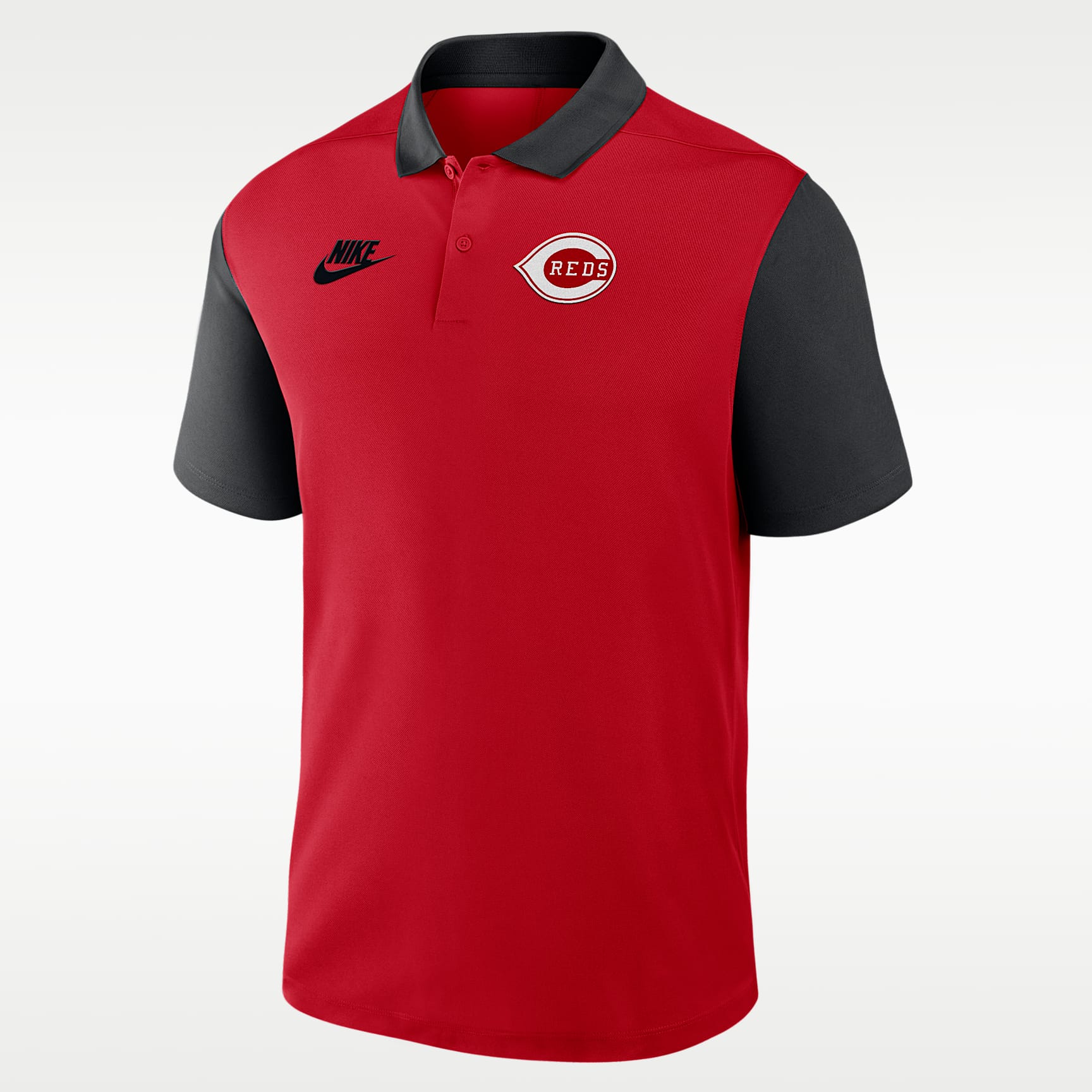 Cincinnati Reds Cooperstown Victory Men's Nike Dri-FIT MLB Polo