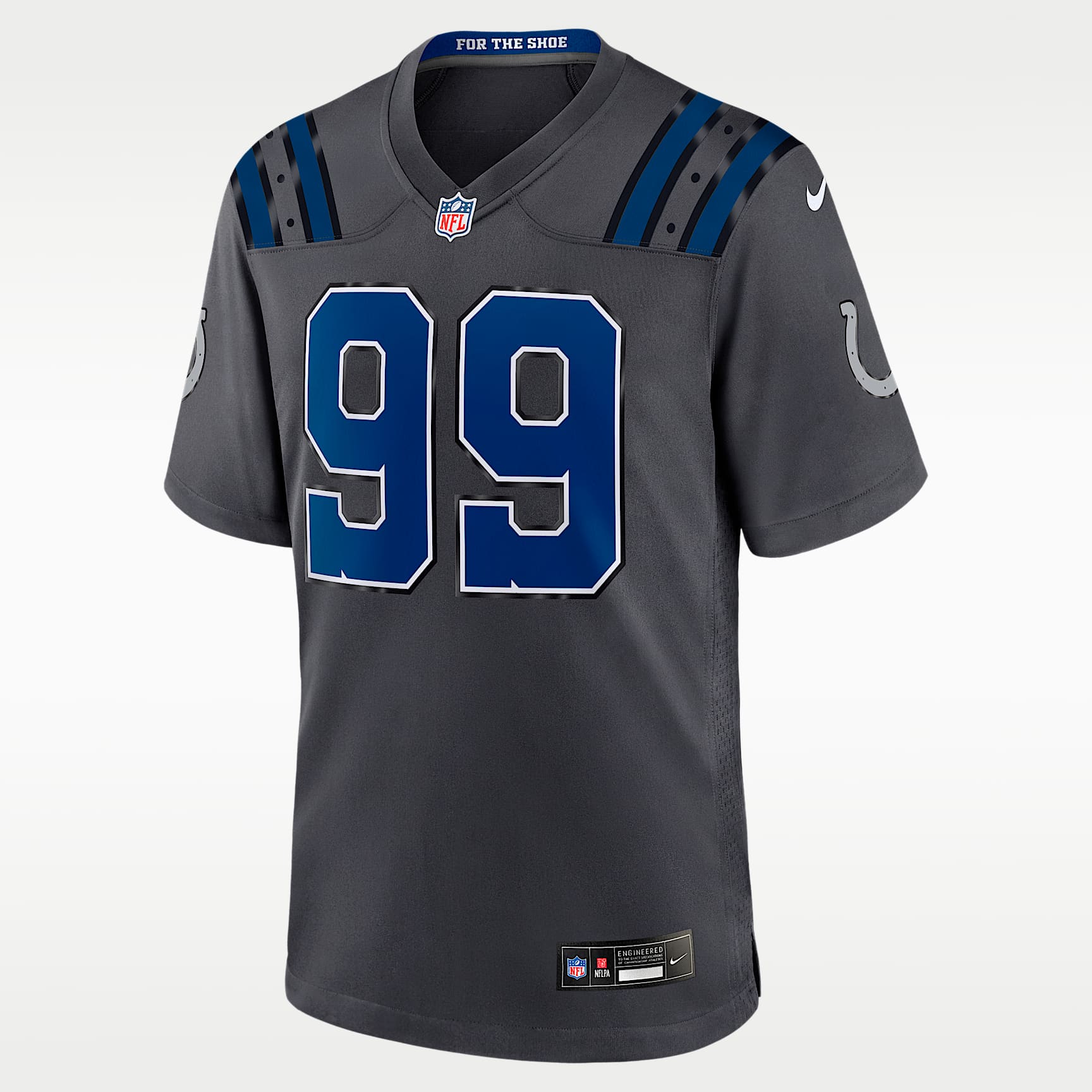 Jersey Nike de la NFL Game para hombre DeForest Buckner Indianapolis Colts Rivalries Collection