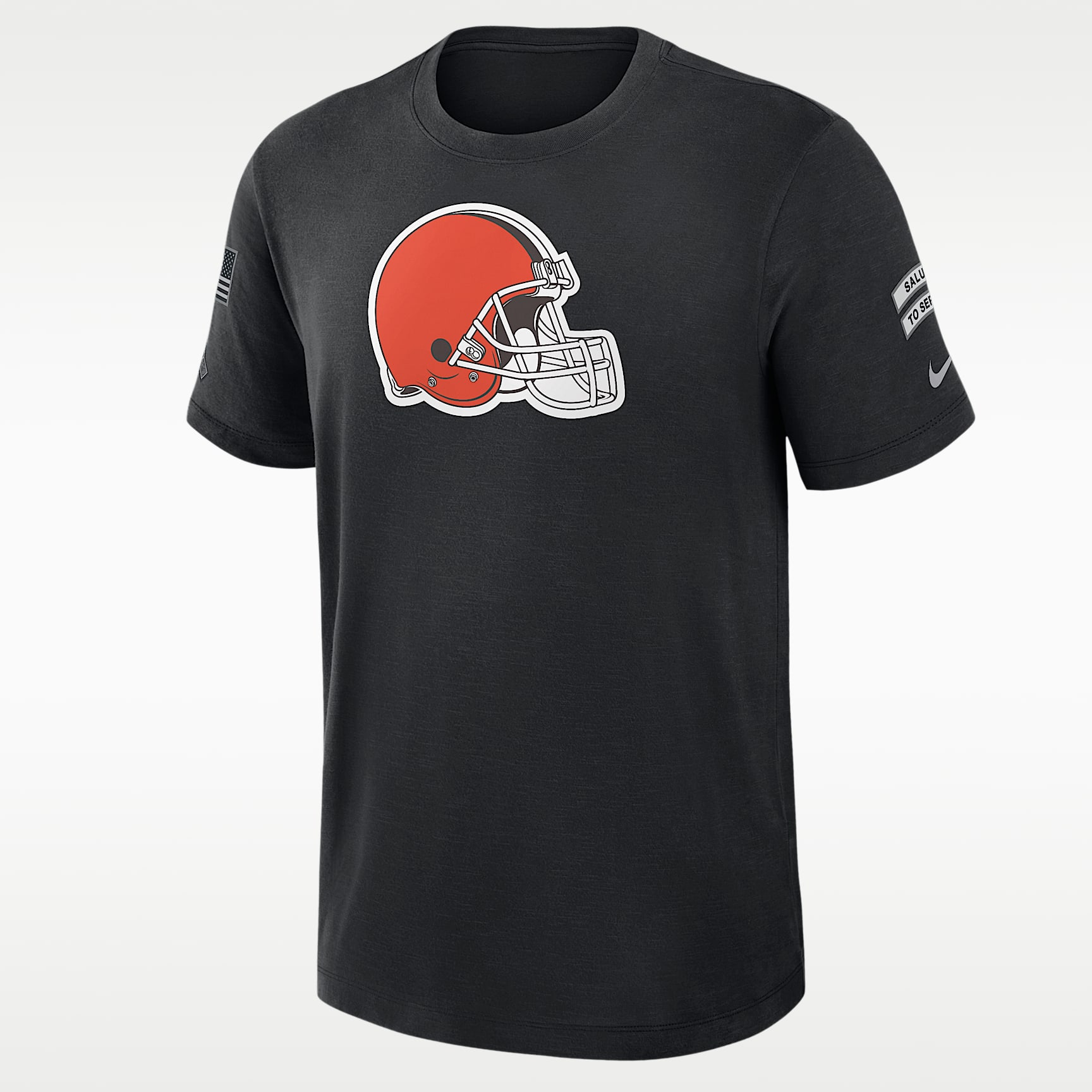 Cleveland Browns Salute to Service Slub Men's Nike Dri-FIT NFL T-Shirt
