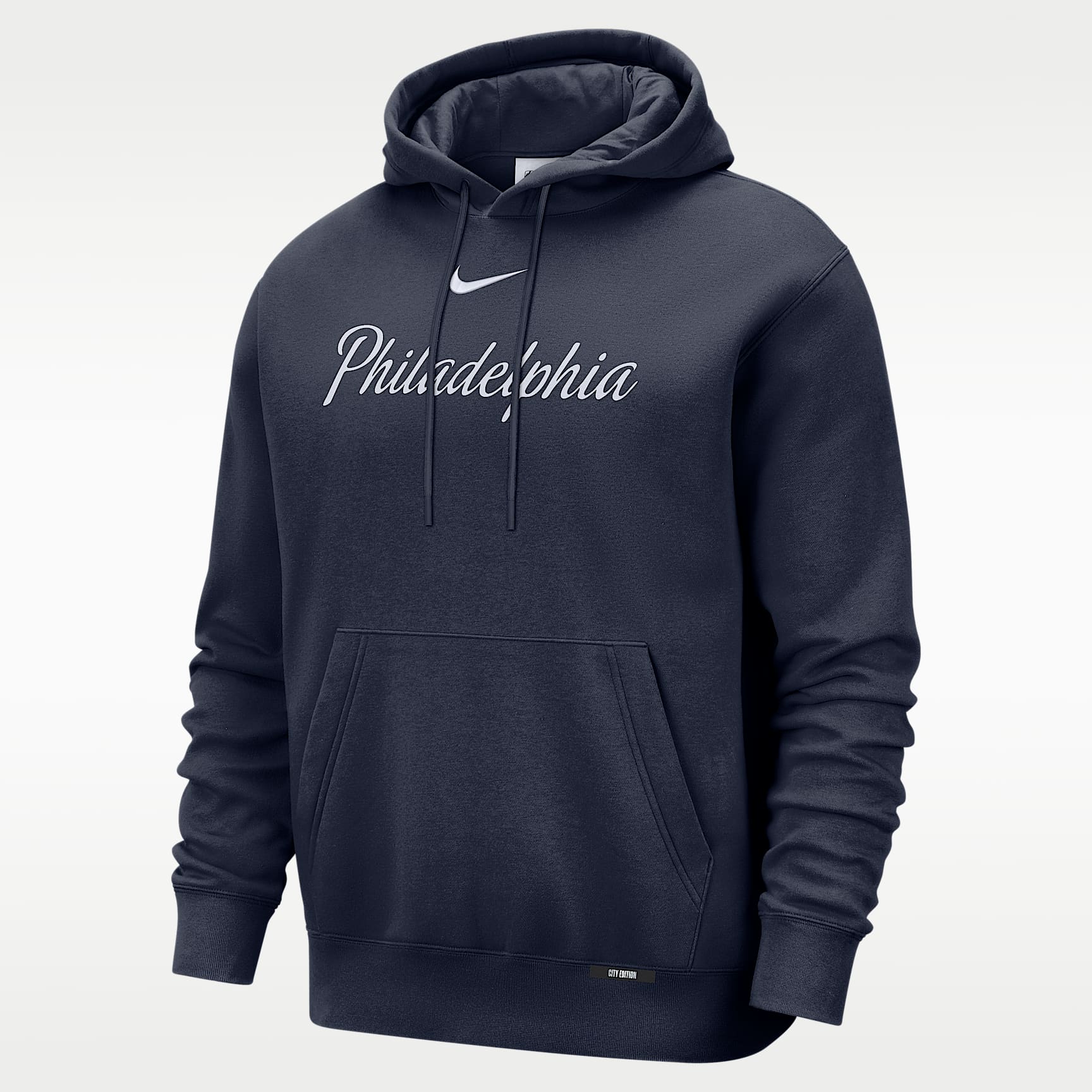 Sudadera con gorro sin cierre Nike Basketball Club para hombre Philadelphia 76ers City Edition