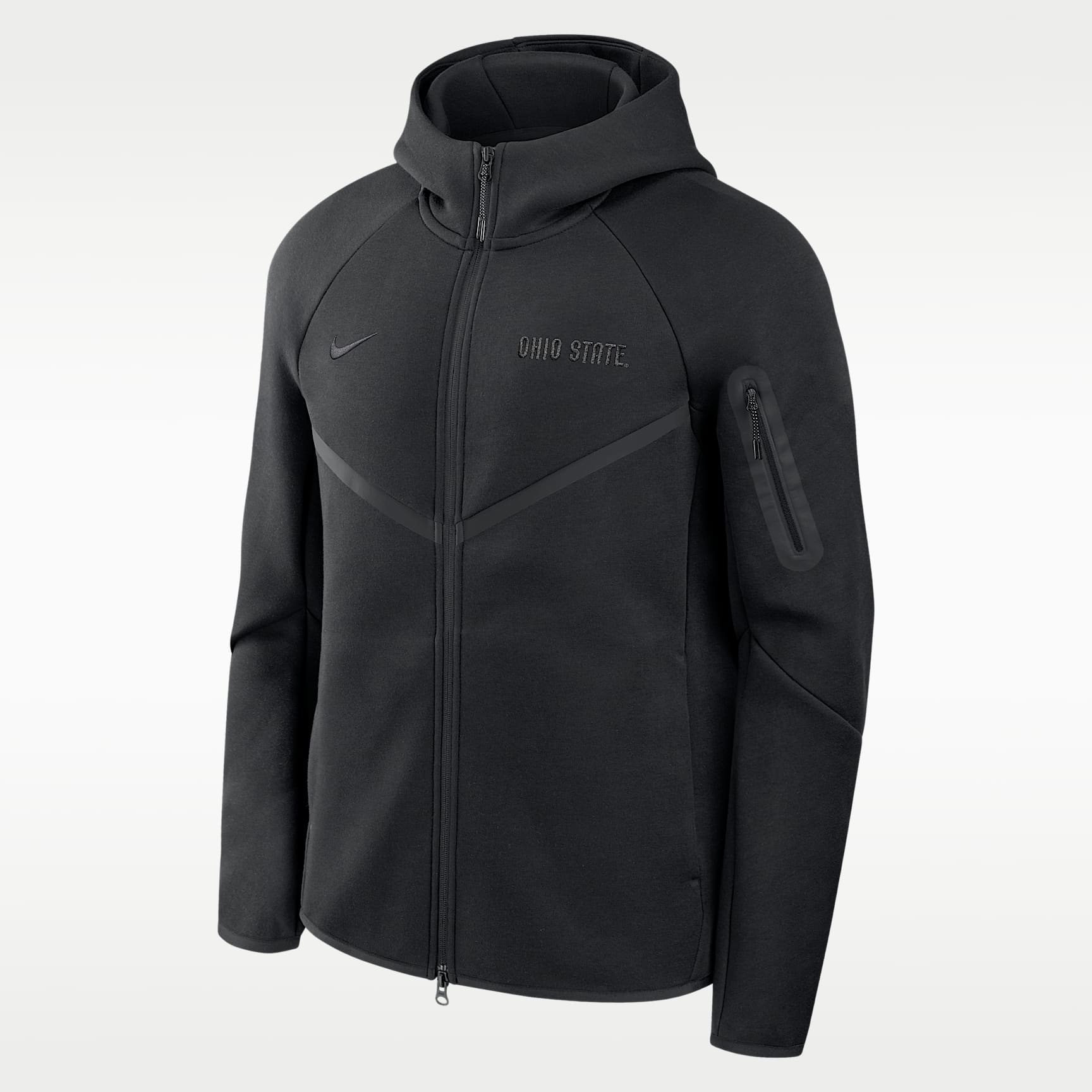 Chamarra universitaria Nike con gorro de cierre completo para hombre Ohio State Tech Fleece