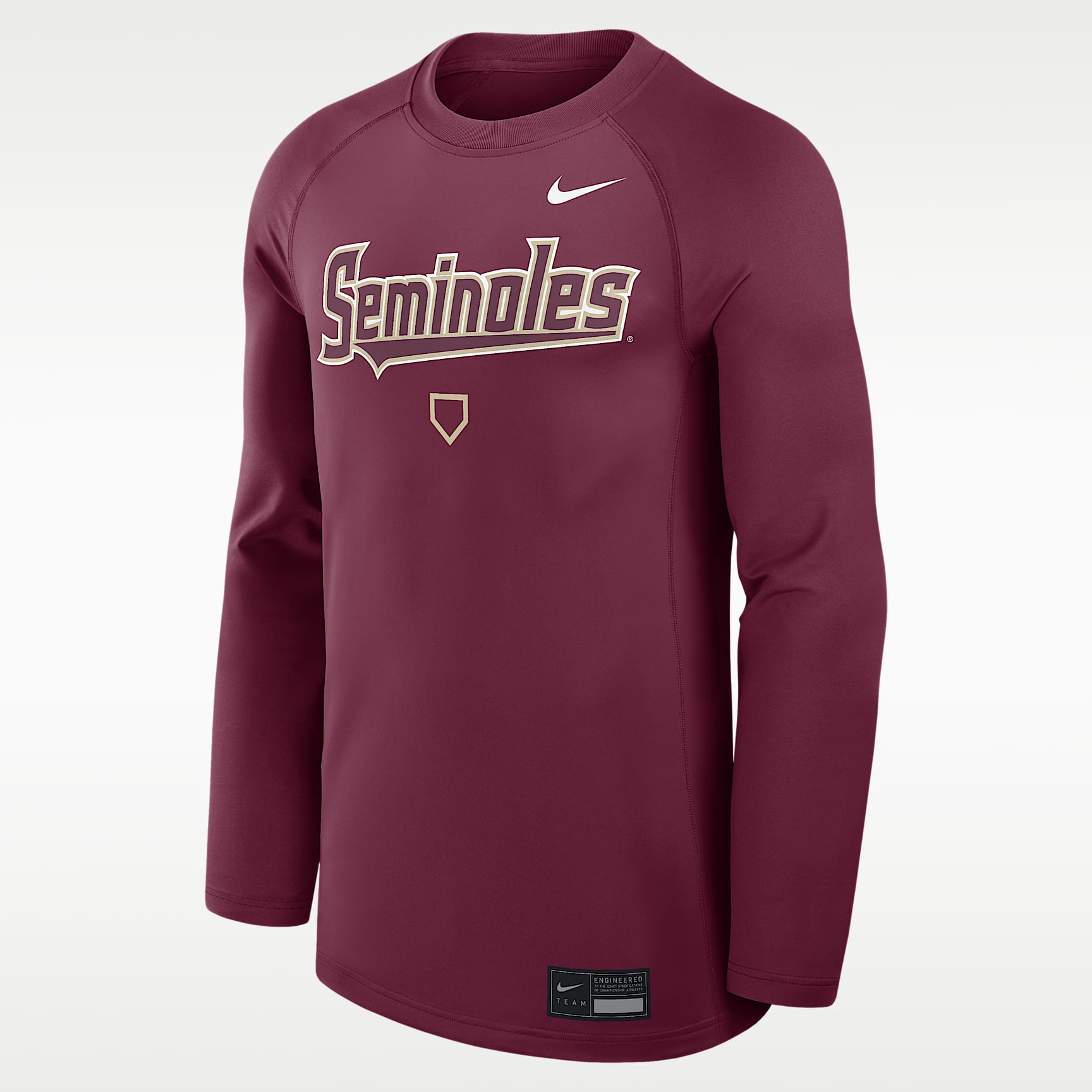 Florida State Dugout Game Time Men's Nike Dri-FIT College Long-Sleeve T-Shirt