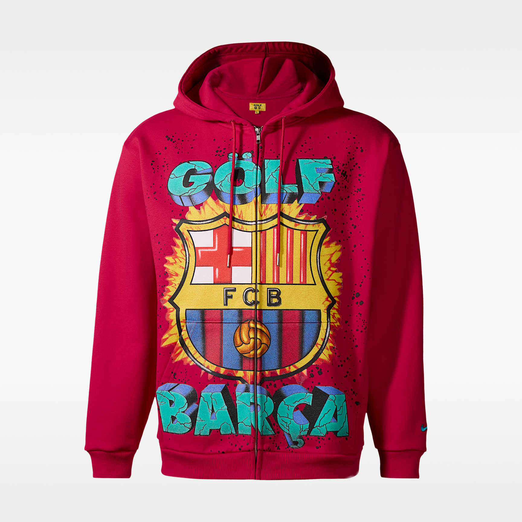 FC Barcelona x GOLF WANG Men's Nike Soccer Full-Zip Hoodie