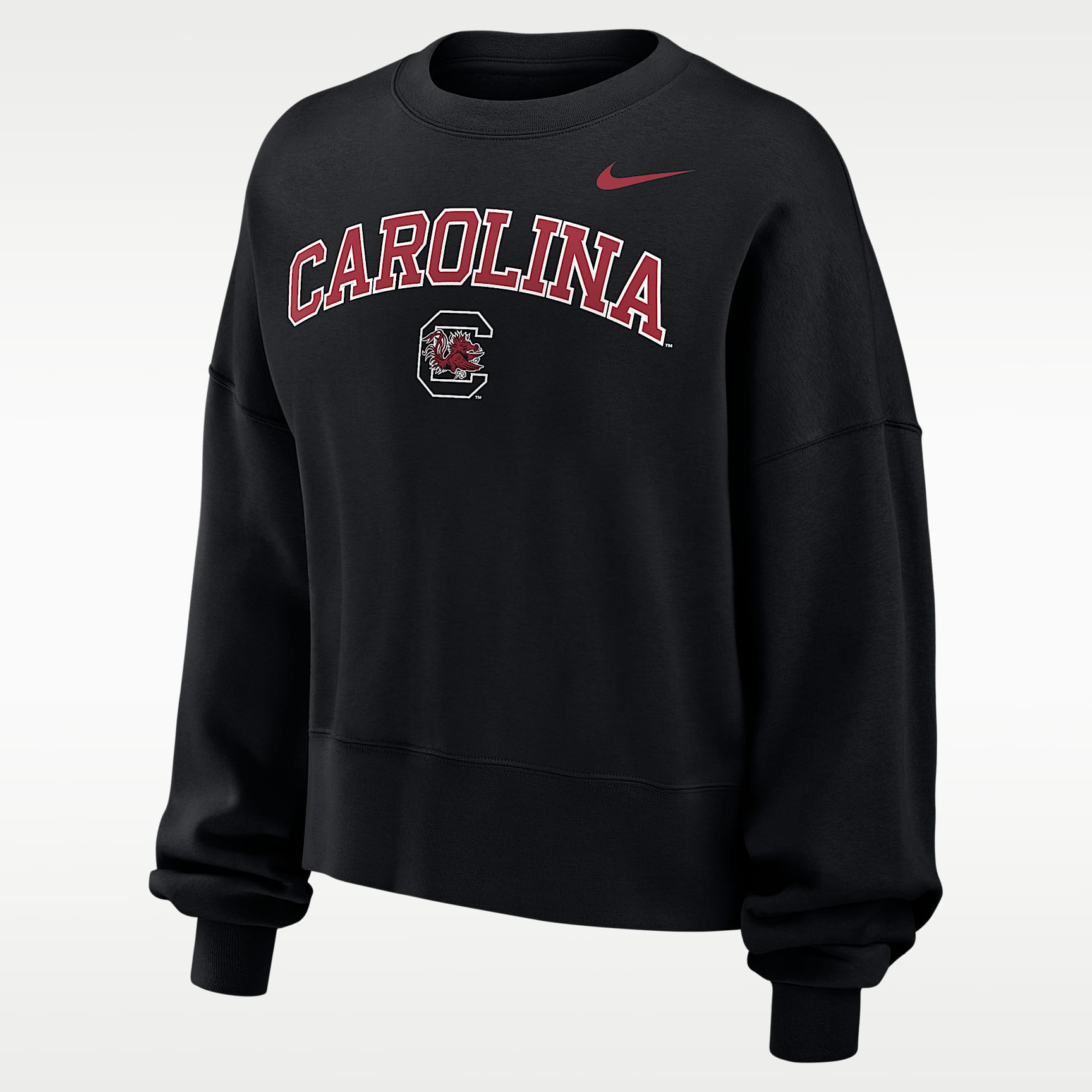 Nike Phoenix Fleece (South Carolina Gamecocks) Women's Oversized Crew-Neck Sweatshirt