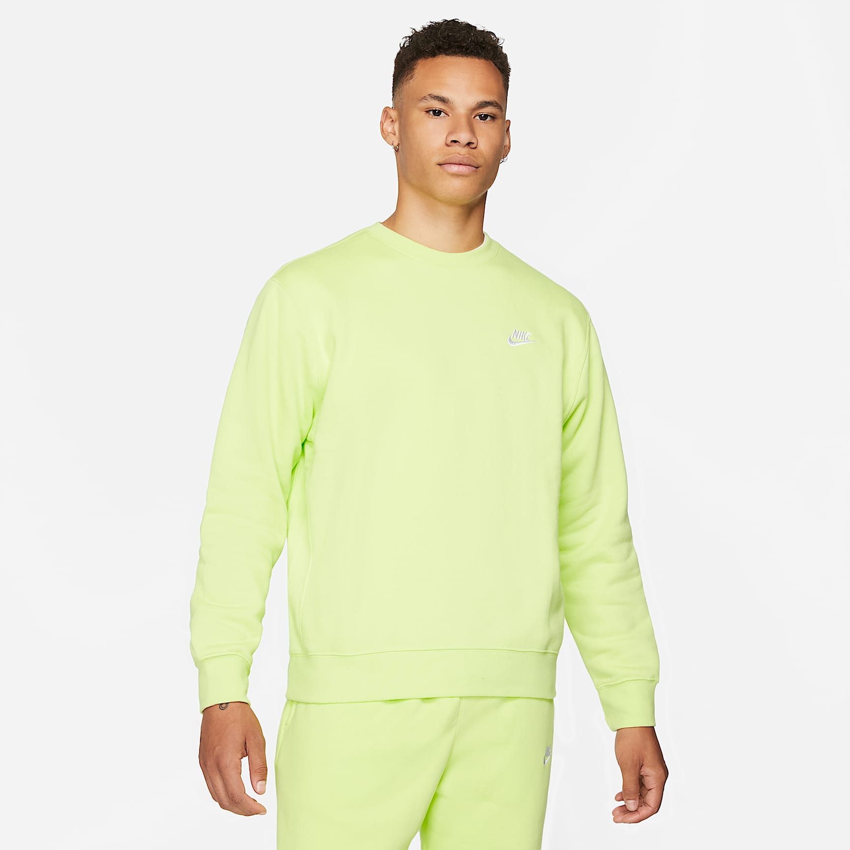 Sudadera de cuello redondo para hombre Nike Sportswear Club Fleece