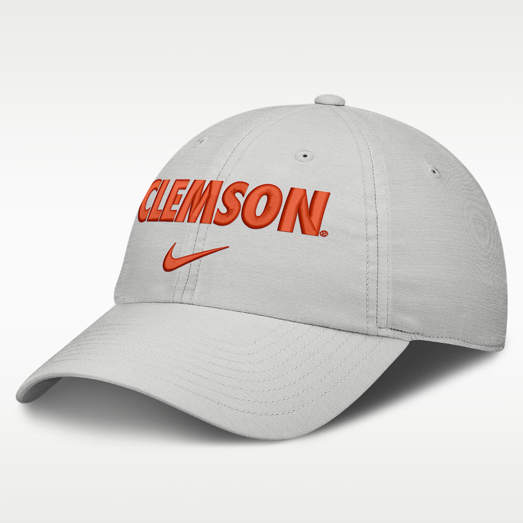 Gorra universitaria Nike ajustable para hombre Clemson Sideline Club Practice