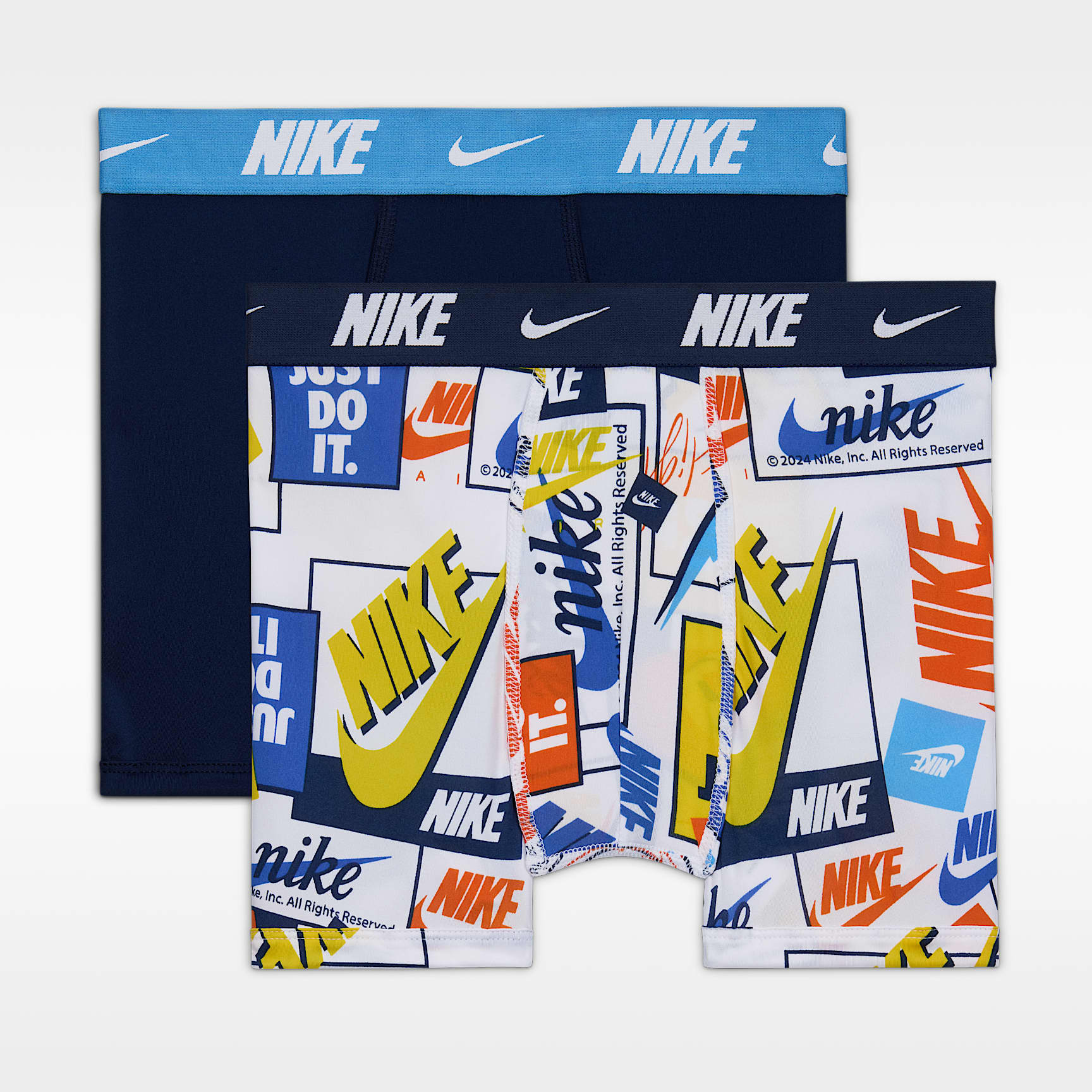 Nike Big Kids' Dri-FIT Printed Boxer Briefs (2-Pack)