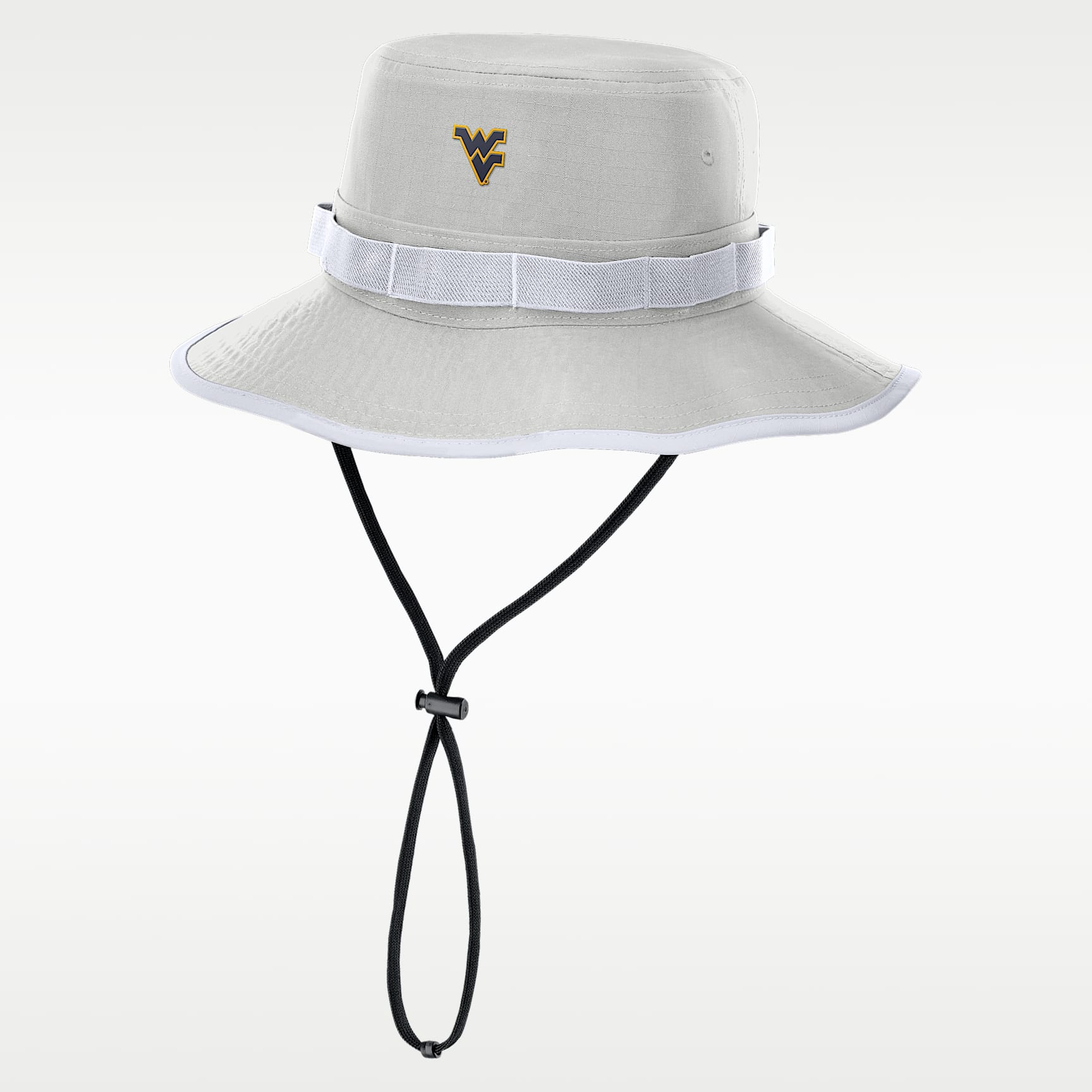 Gorro tipo pescador universitario Nike Dri-FIT para hombre West Virginia Sideline Apex Gameday Boonie