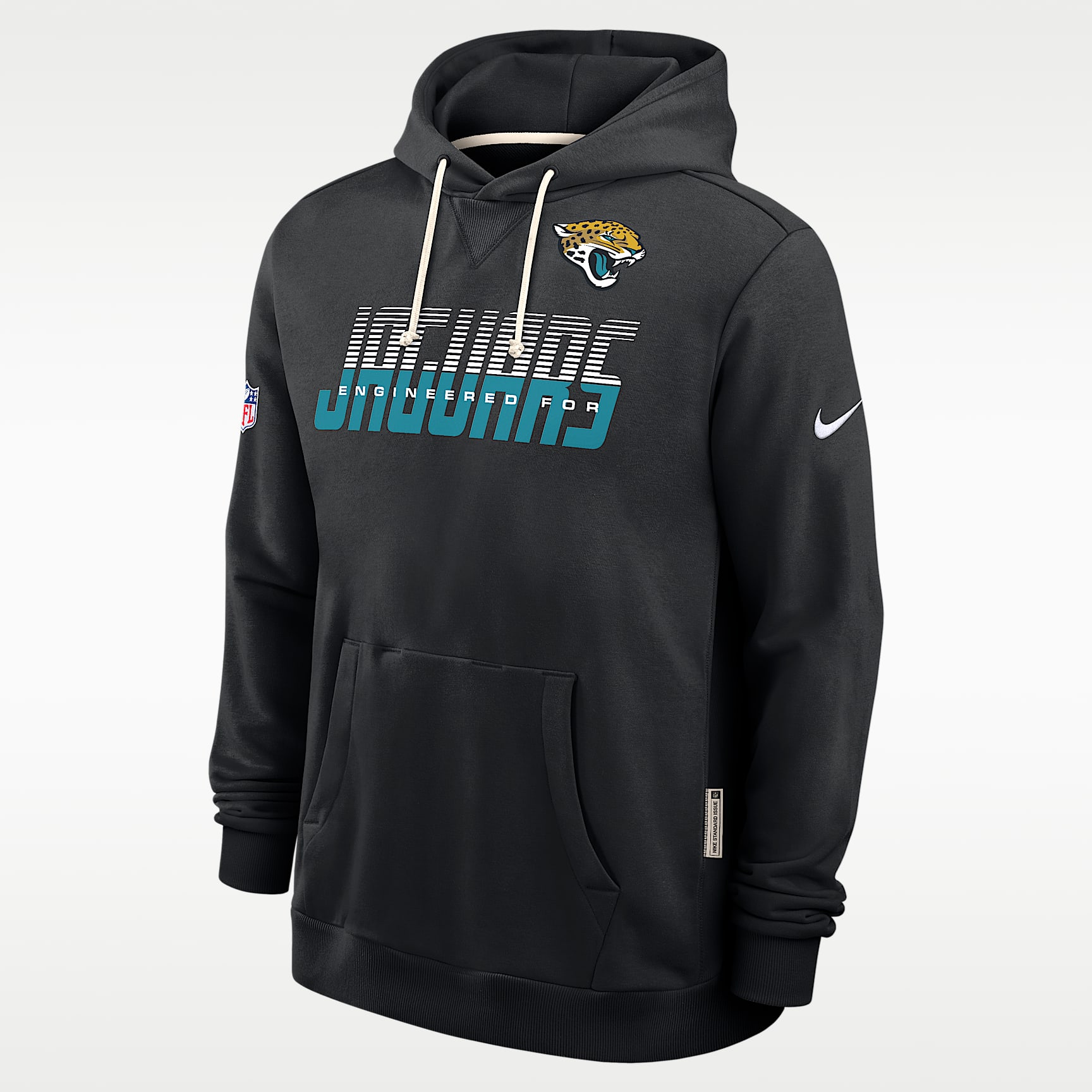 Jacksonville Jaguars Sideline Standard Issue Men's Nike Dri-FIT NFL Pullover Hoodie