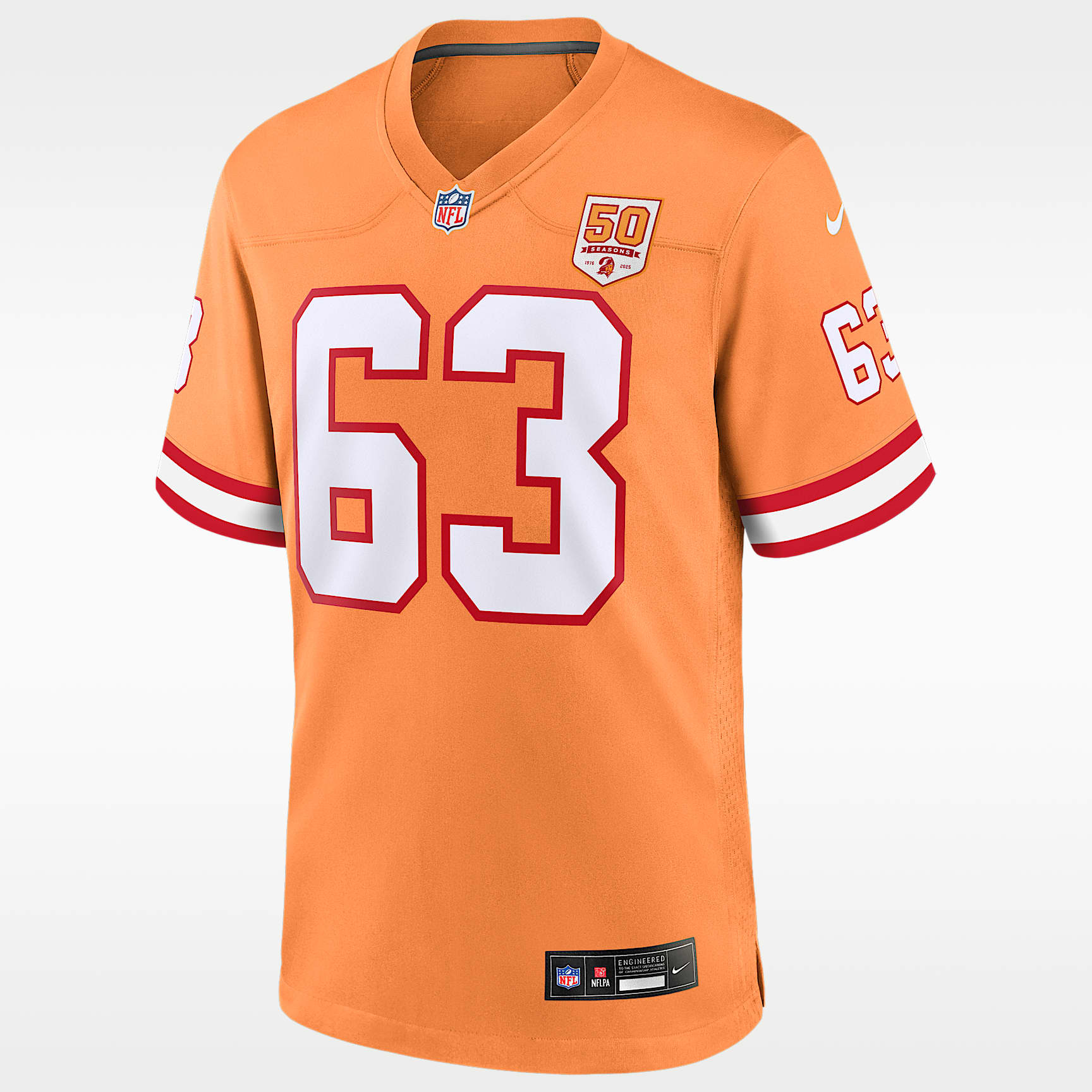 Lee Roy Selmon Tampa Bay Buccaneers 50th Anniversary Men's Nike NFL Game Jersey