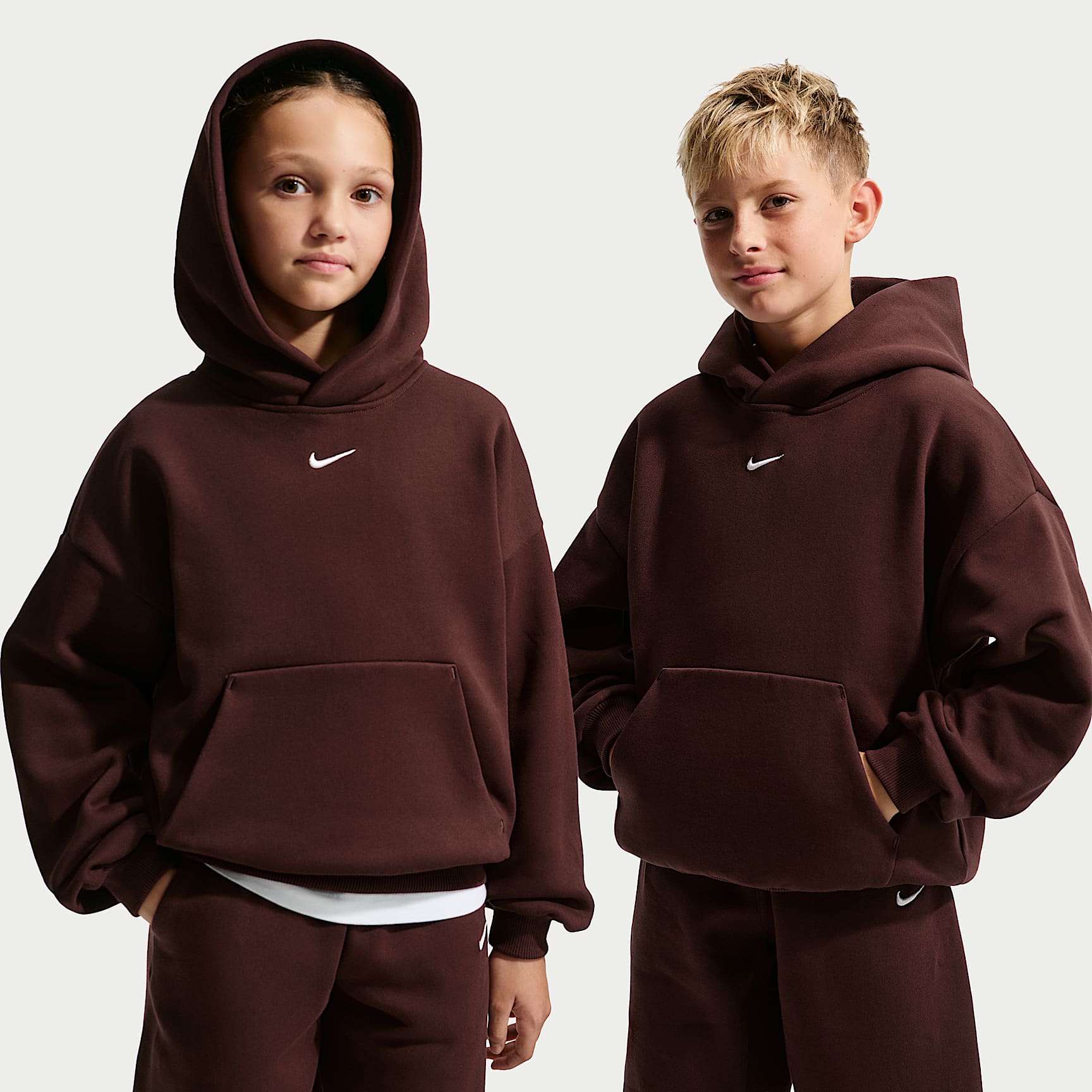 Nike Solo Swoosh Big Kids' Fleece Pullover Hoodie