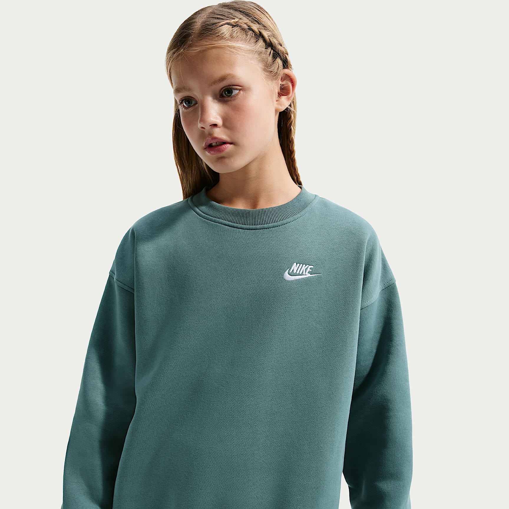 Felpa oversize Nike Sportswear Club Fleece – Ragazzo/a