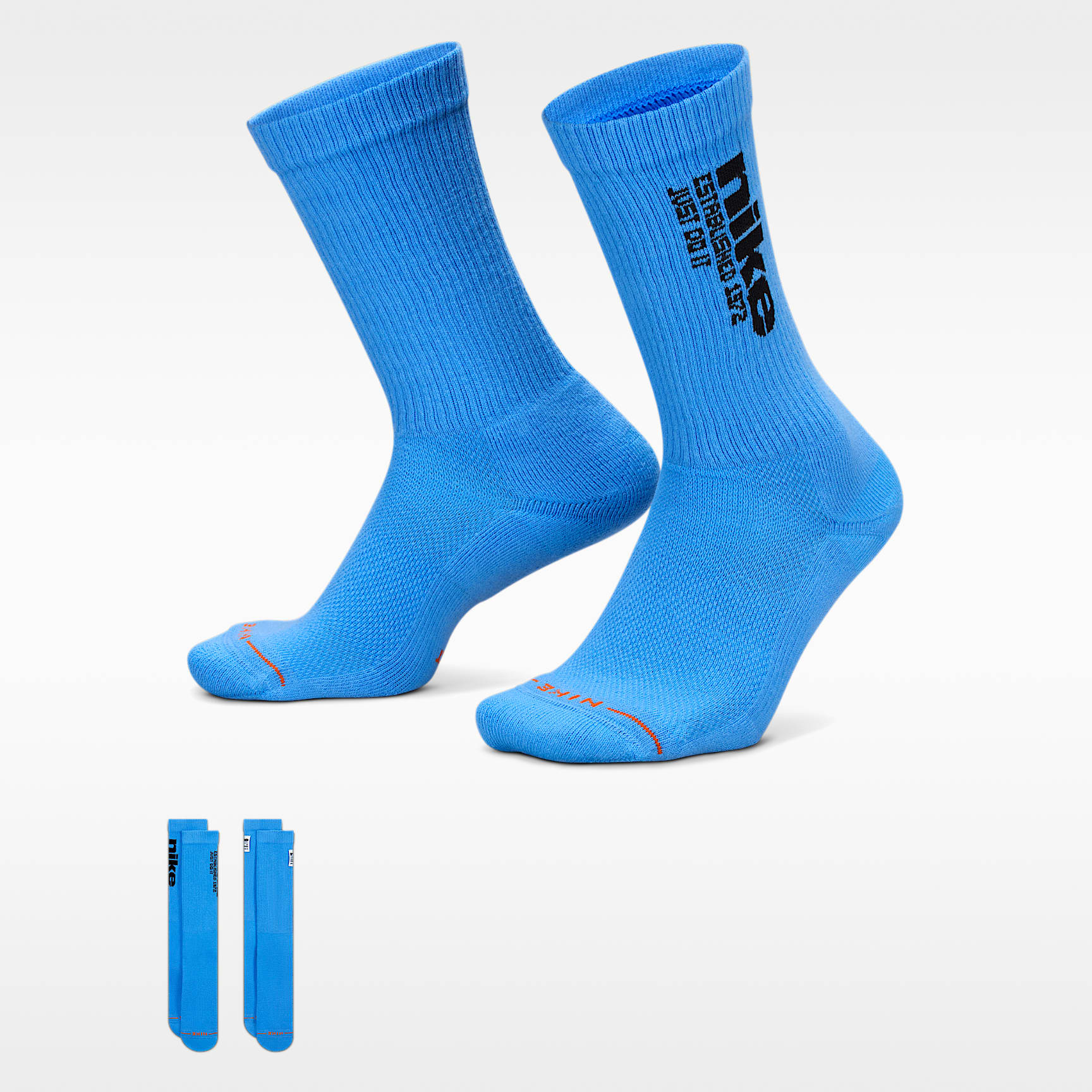 Nike Everyday Elevated Crew Socks (2 Pairs)